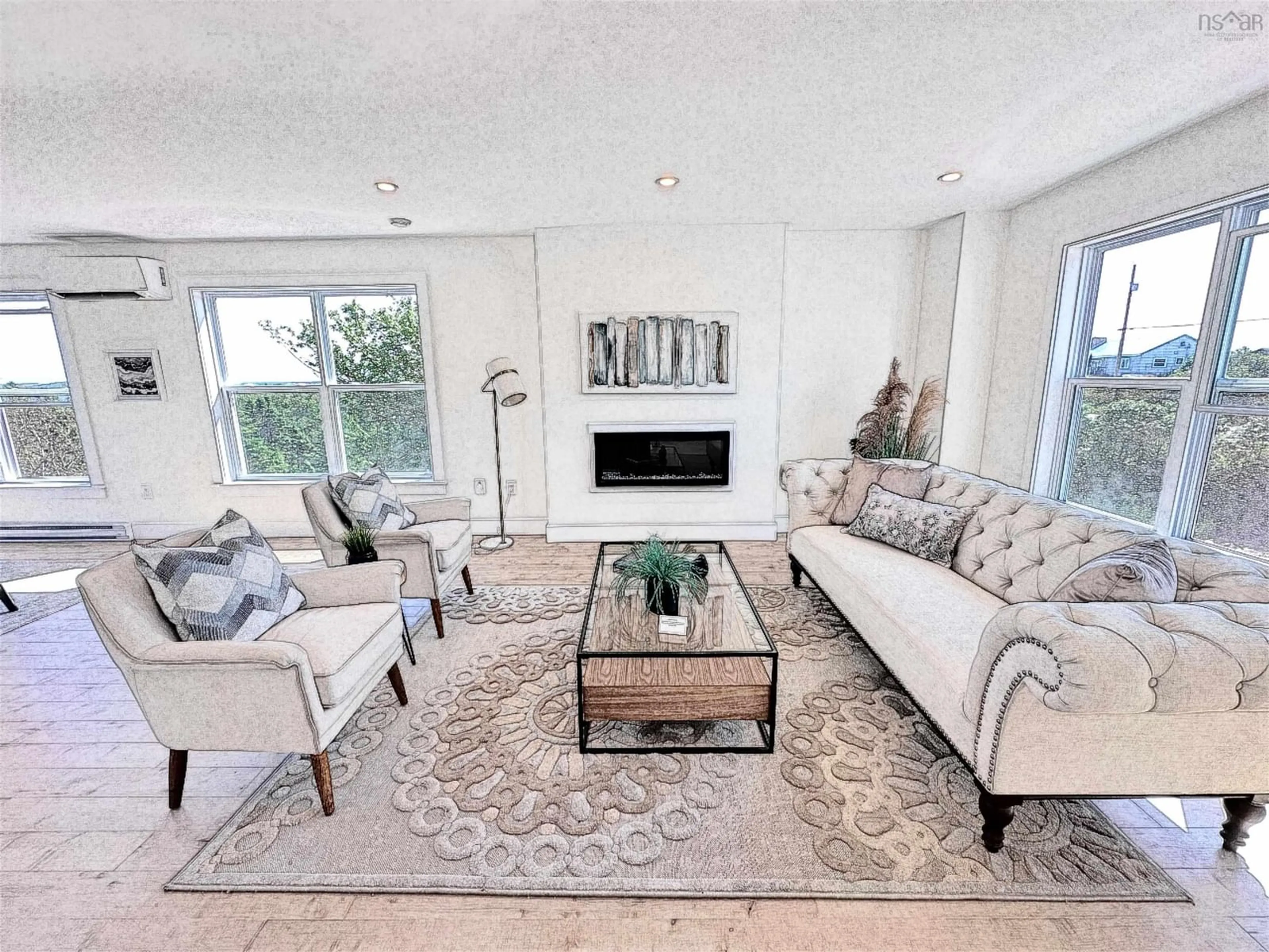 Living room, carpet floors for Lot 17 Deeridge Rd, Black Point Nova Scotia B0J 1B0