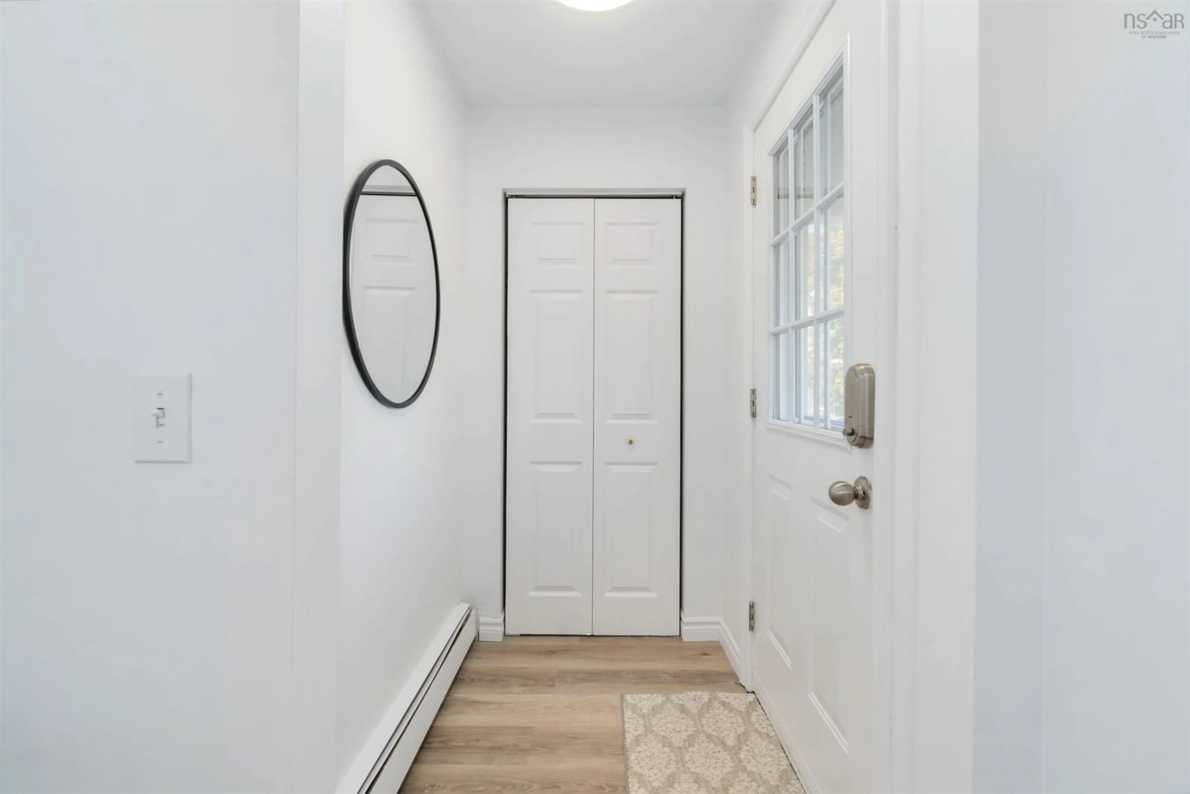 Indoor entryway, wood floors for 3674 Rosemeade Ave, Halifax Nova Scotia B3K 4M1