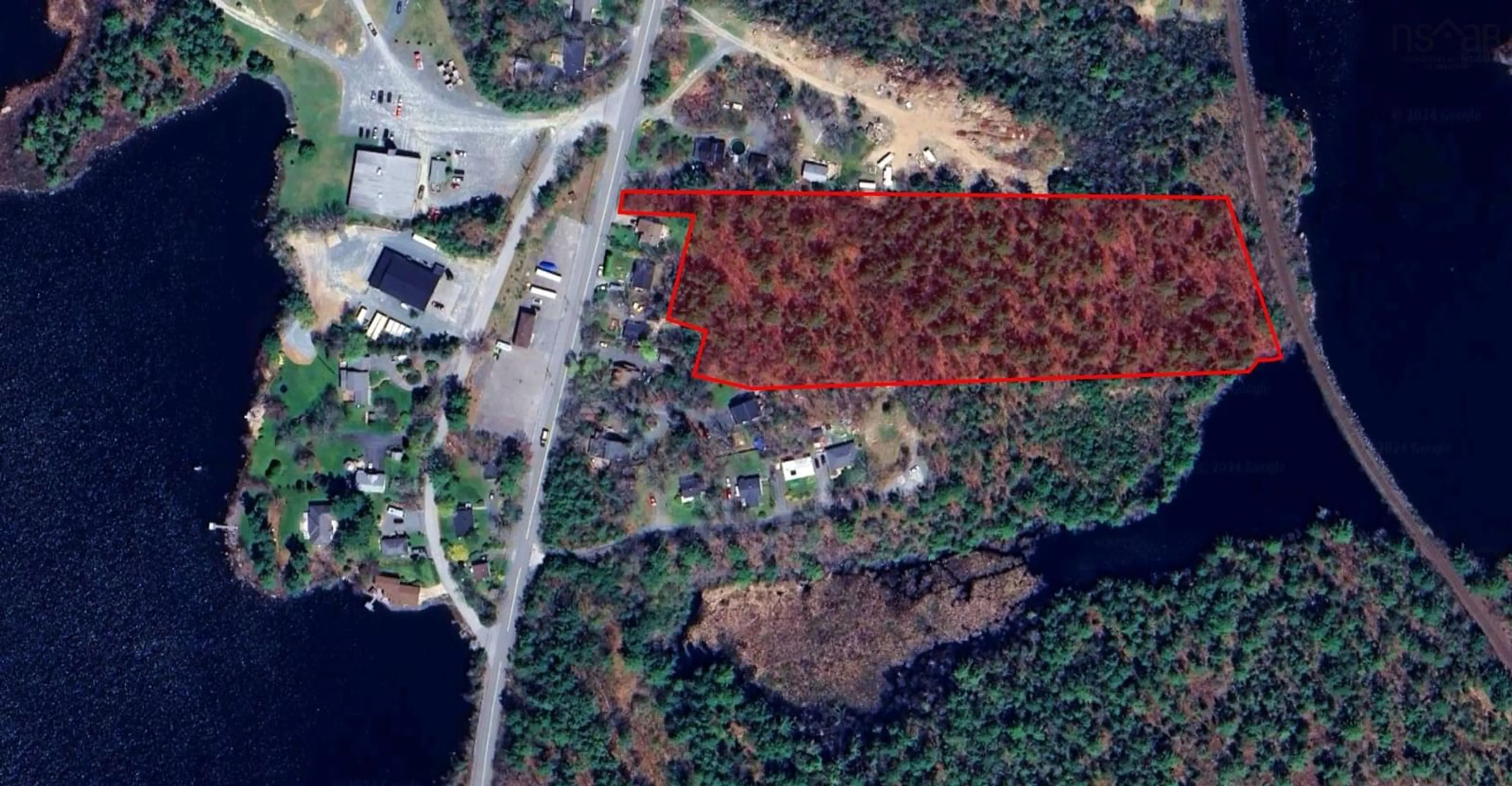 Picture of a map for Lot Rocky Lake Dr, Waverley Nova Scotia B2R 1G3