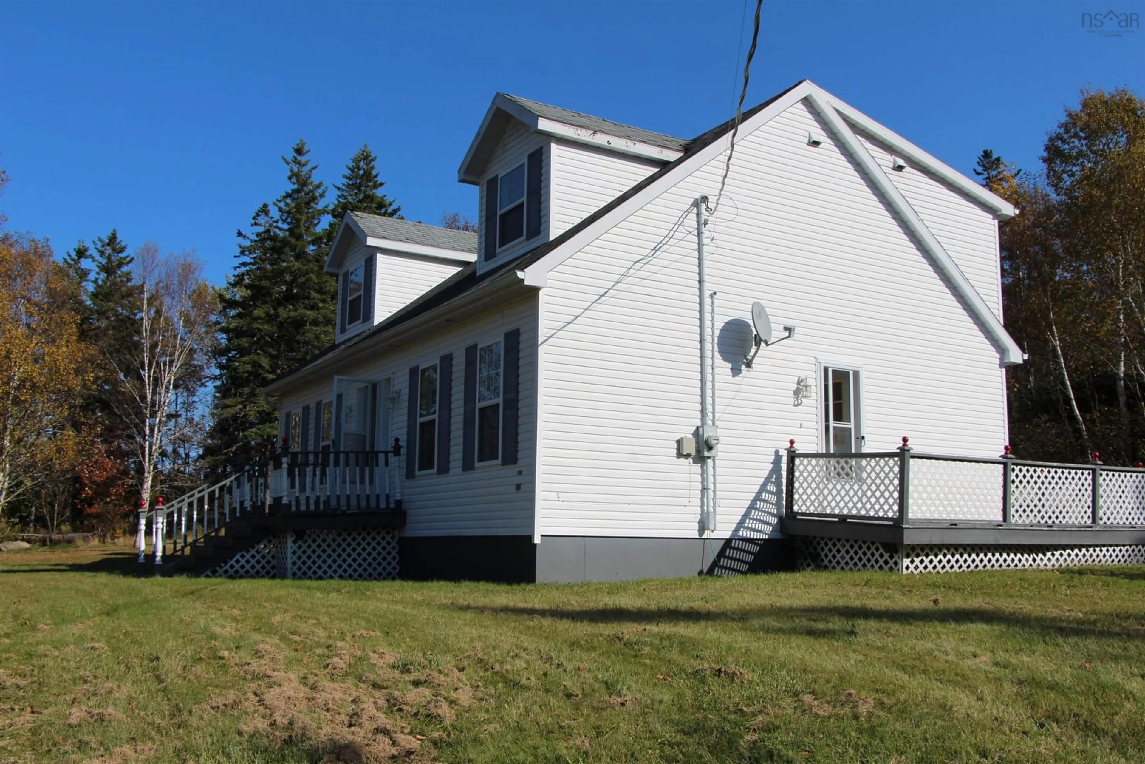 A pic from exterior of the house or condo, the front or back of building for 150 Macbelger Cres, Boularderie East Nova Scotia B1X 1J2