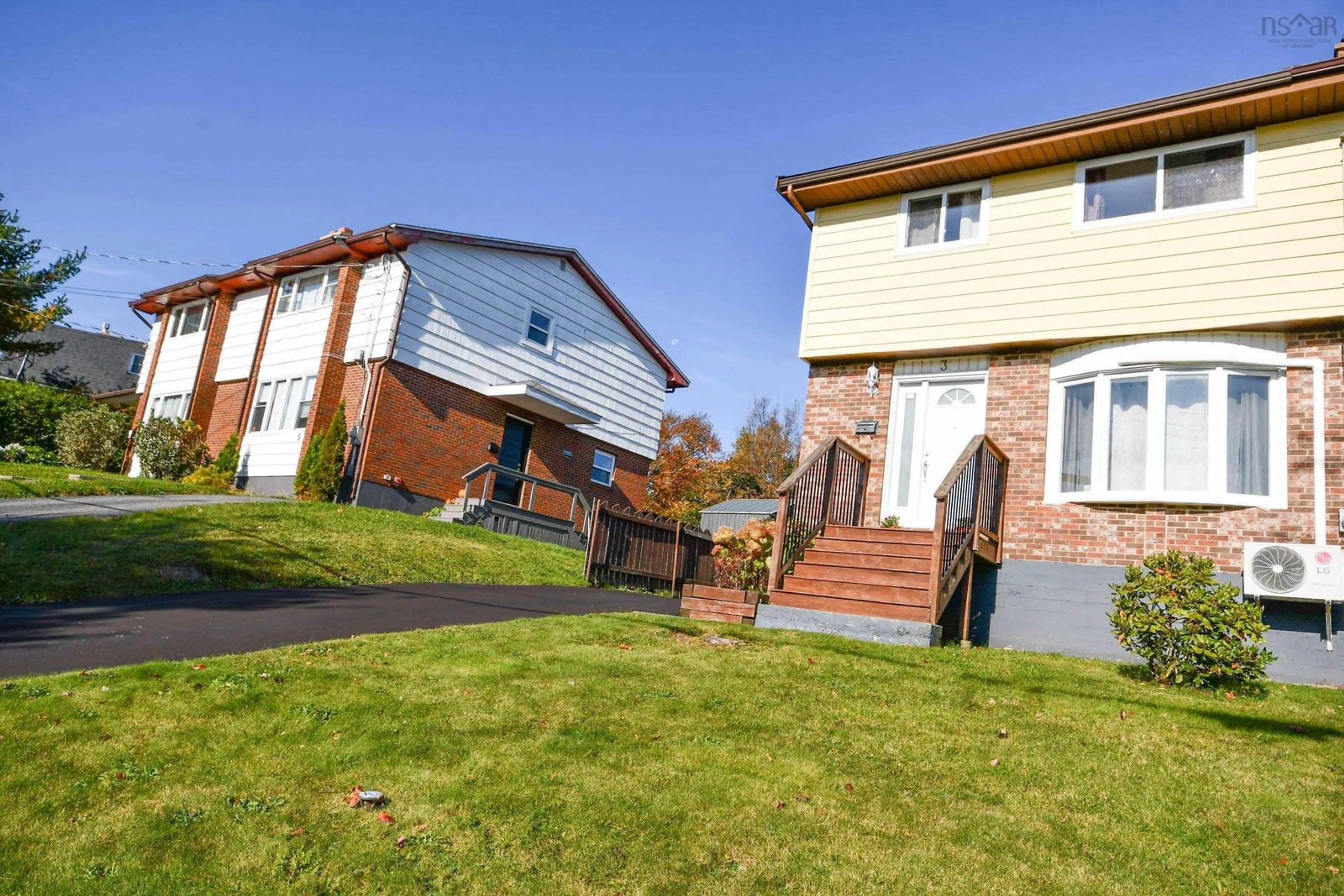 Frontside or backside of a home, the fenced backyard for 3 Apollo Crt, Halifax Nova Scotia B3M 1G9