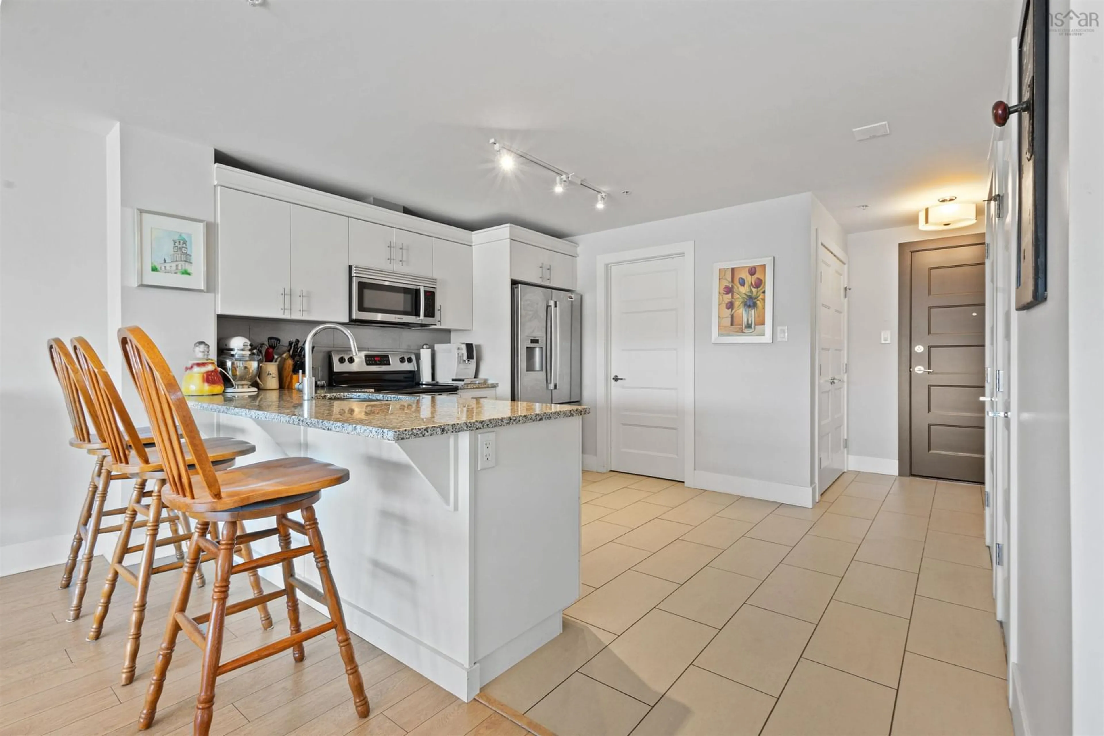 Open concept kitchen for 15 Kings Wharf Pl #901, Dartmouth Nova Scotia B2Y 0C2