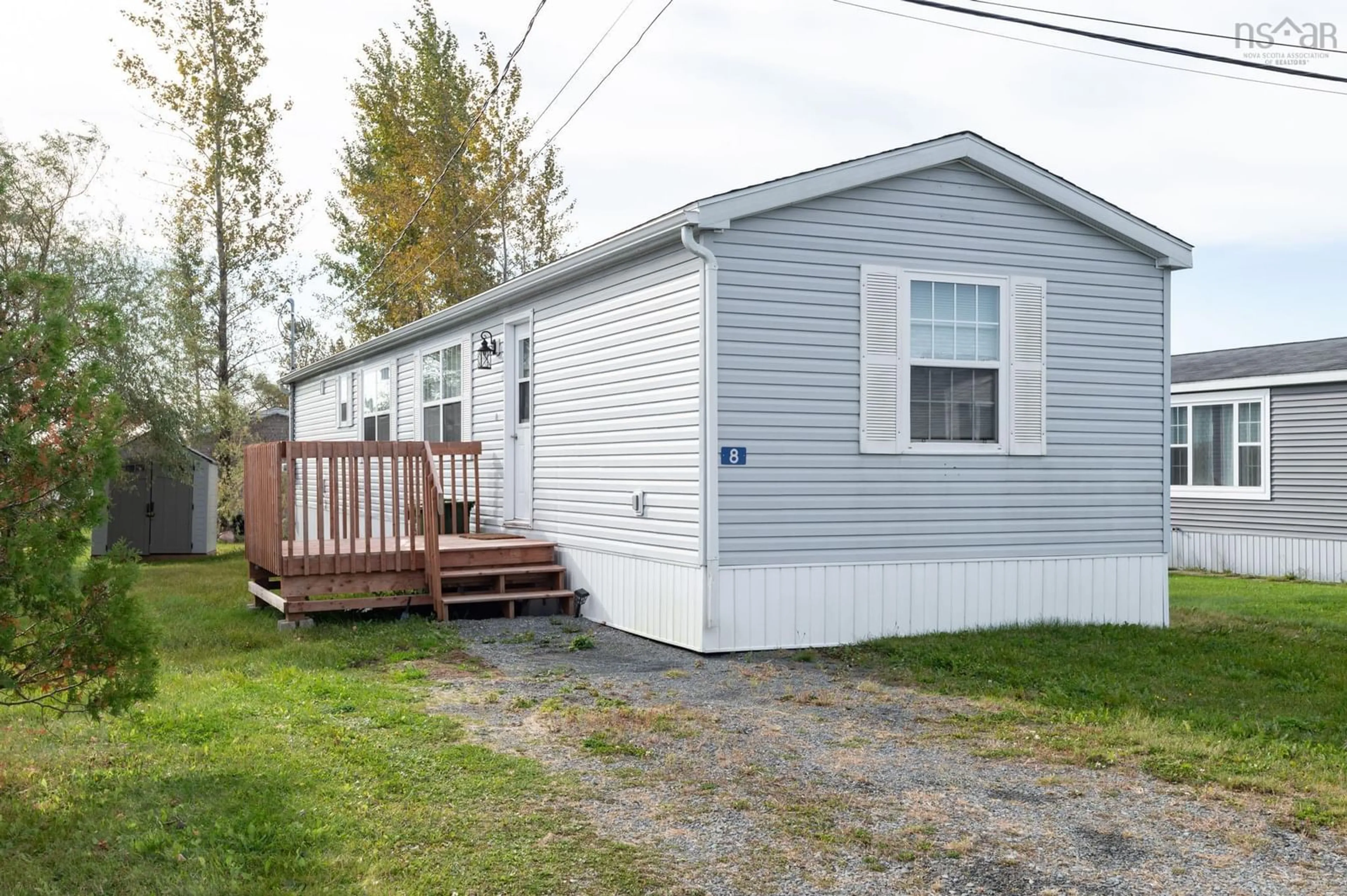 Home with vinyl exterior material for 8 Owen Ave, South Uniacke Nova Scotia B0N 1Z0