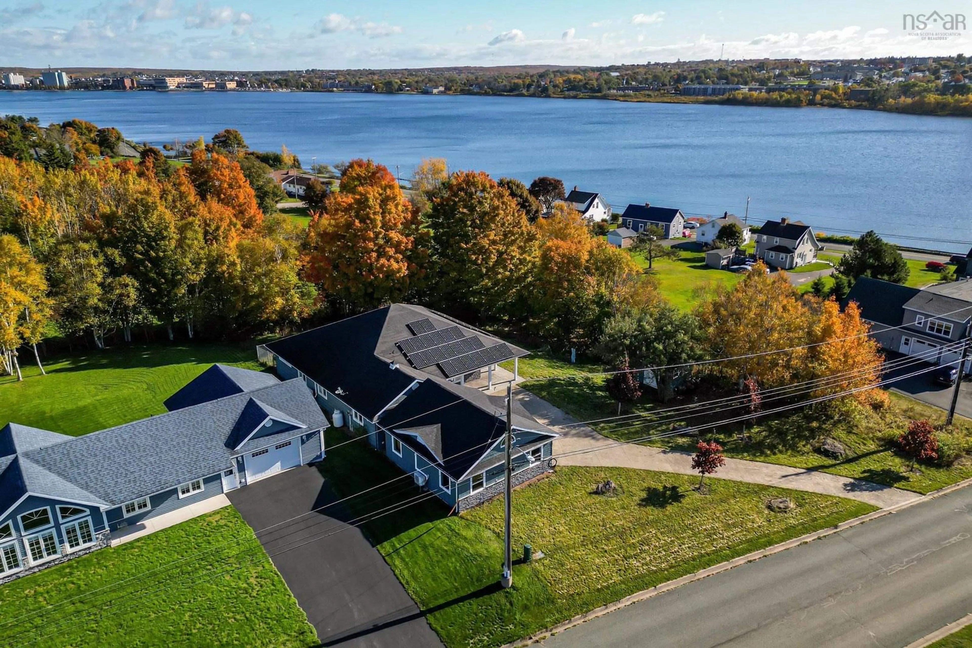 A pic from exterior of the house or condo, the view of lake or river for 34 Mariner Dr, Westmount Nova Scotia B1R 0A7