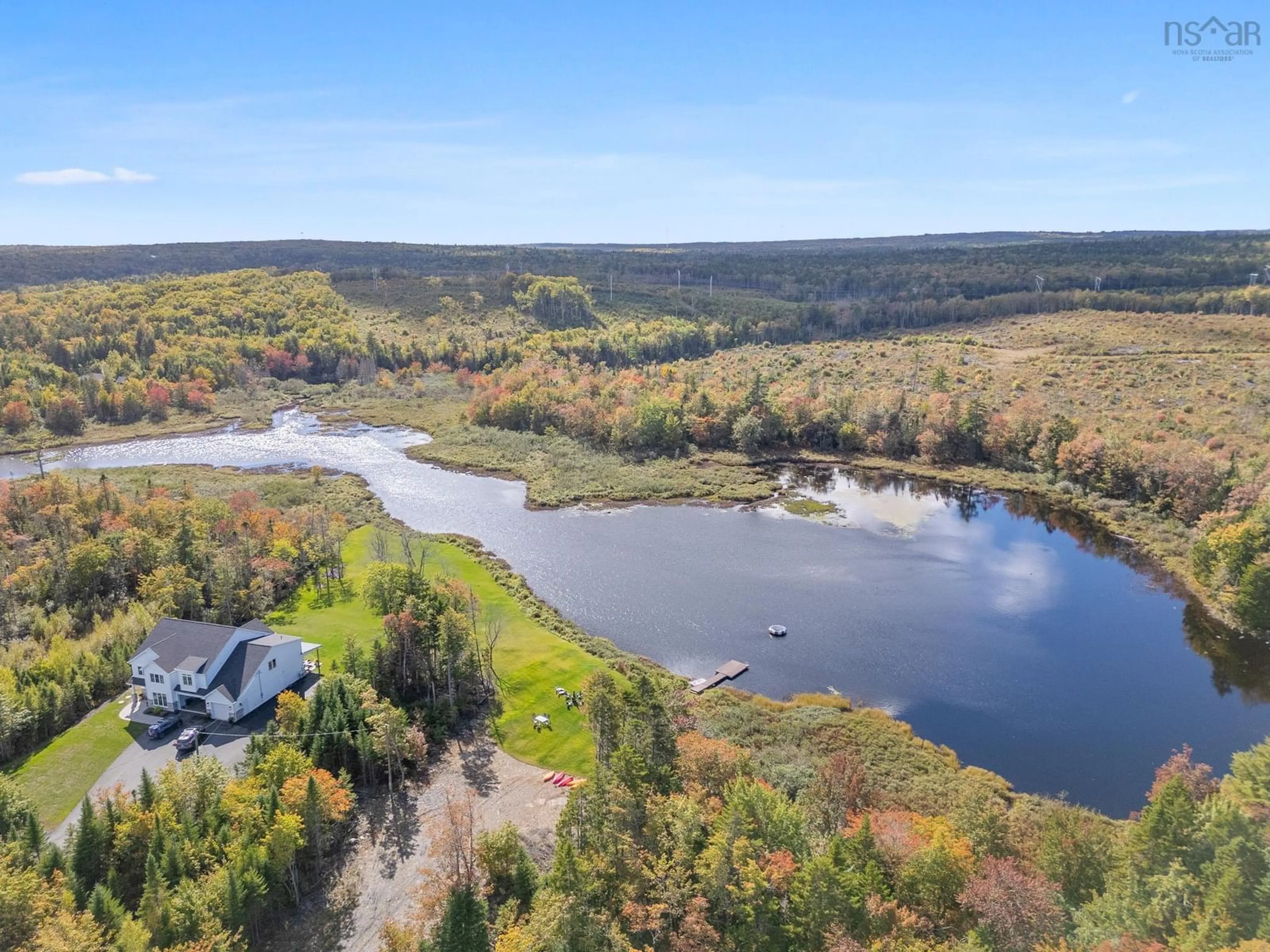 A pic from exterior of the house or condo, the view of lake or river for 1192 Mccabe Lake Dr, Middle Sackville Nova Scotia B4E 0P6