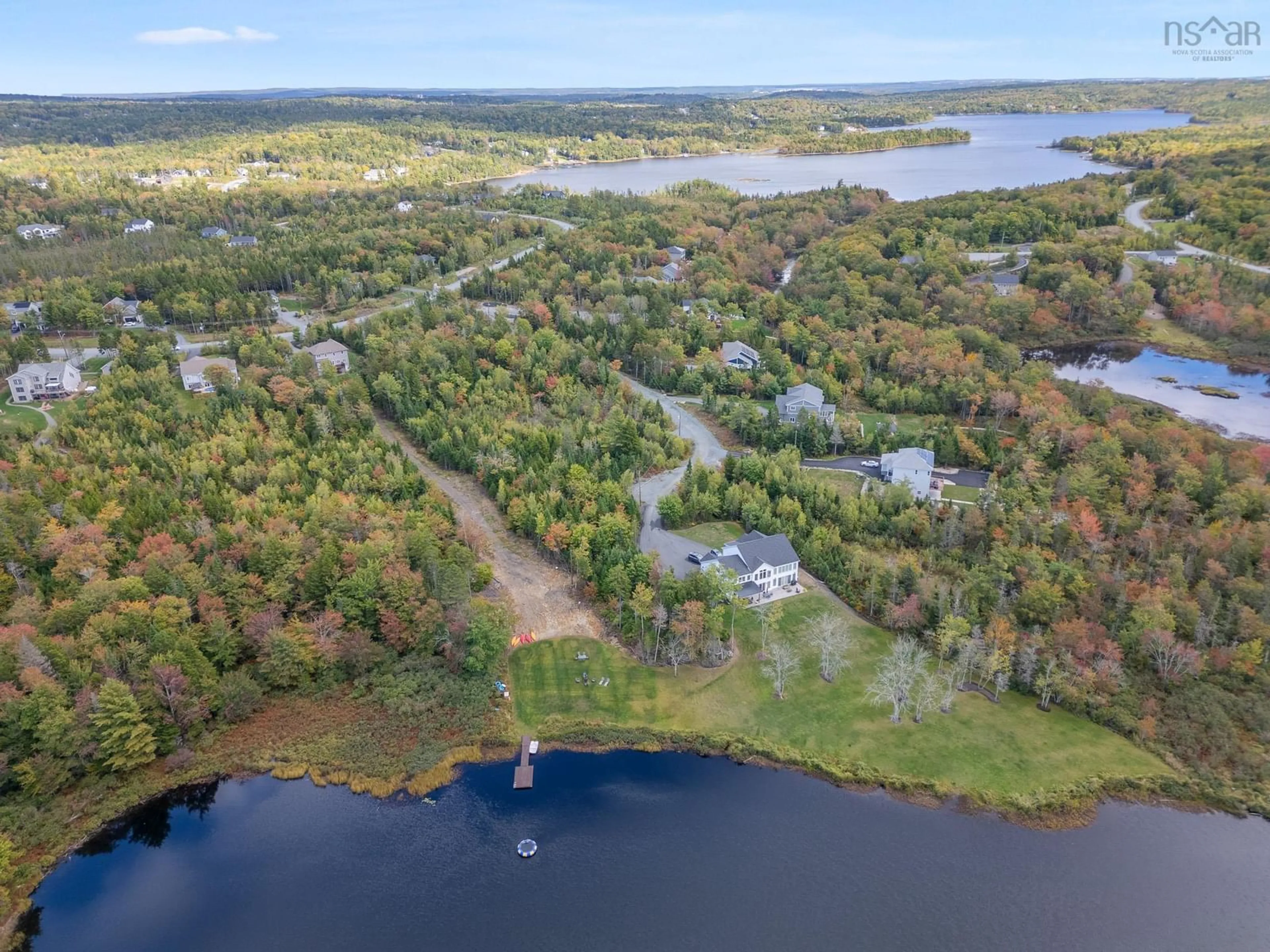 A pic from exterior of the house or condo, the view of lake or river for 1192 Mccabe Lake Dr, Middle Sackville Nova Scotia B4E 0P6