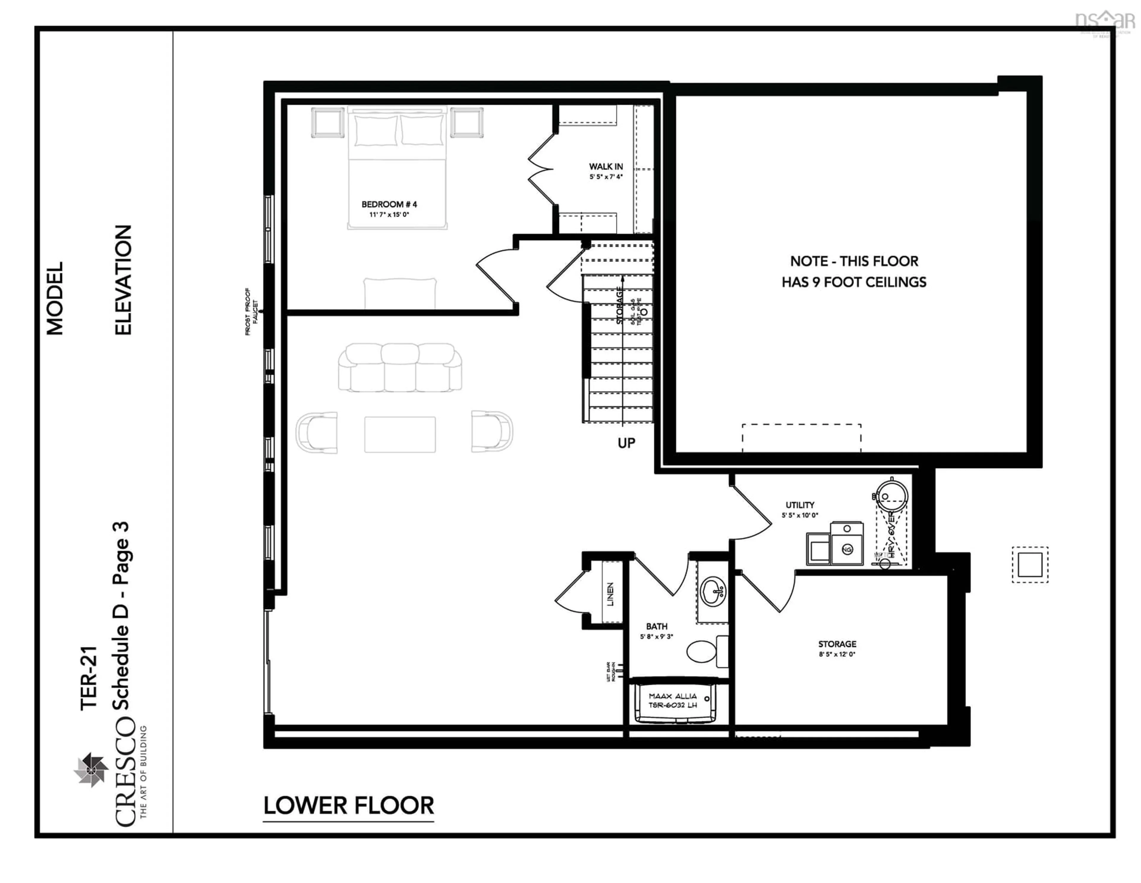 Floor plan for 101 Terradore Lane #Ter 27, Bedford Nova Scotia B4B 1S7