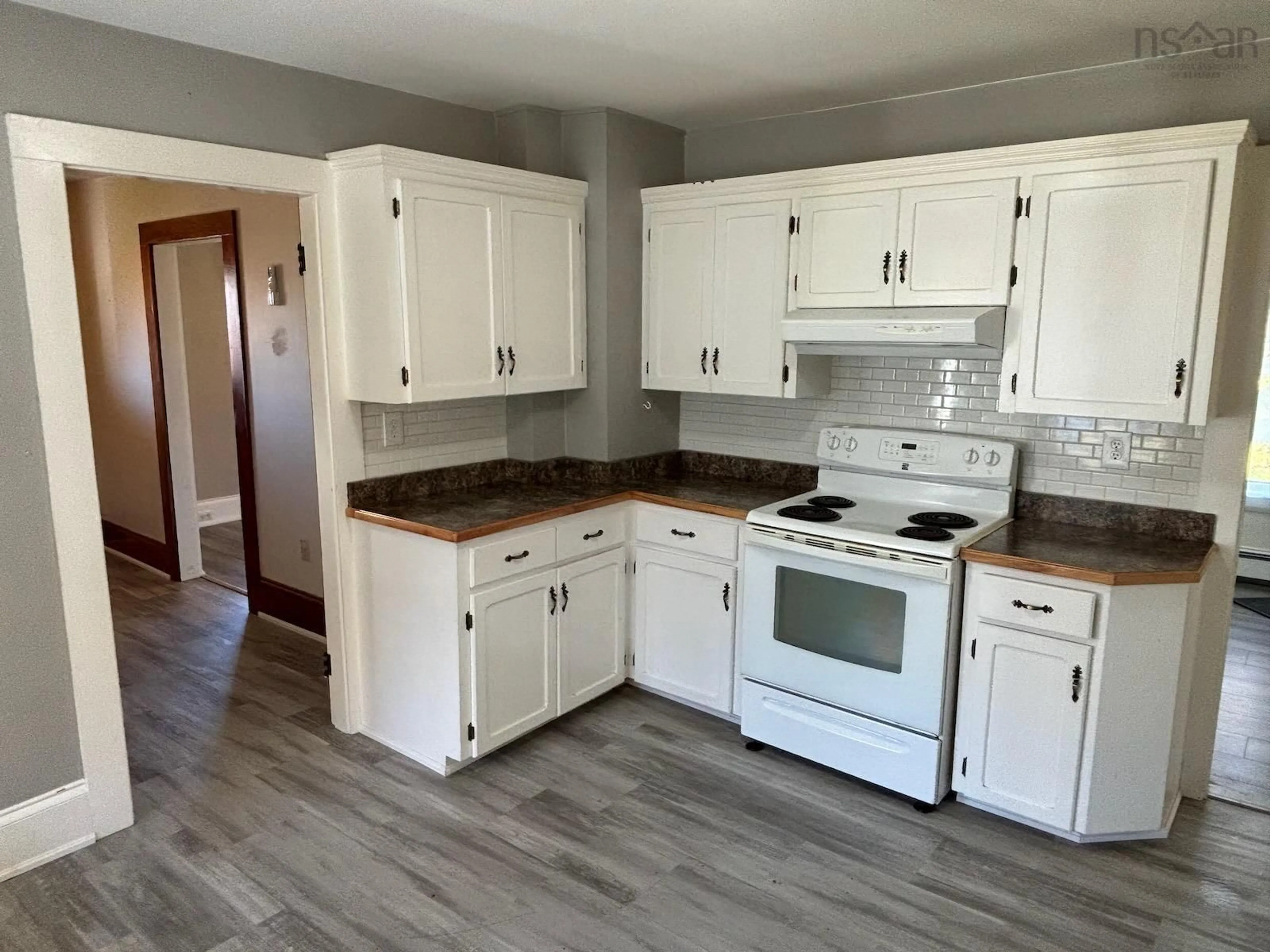 Open concept kitchen for 210 Highway 1, Smiths Cove Nova Scotia B0S 1S0