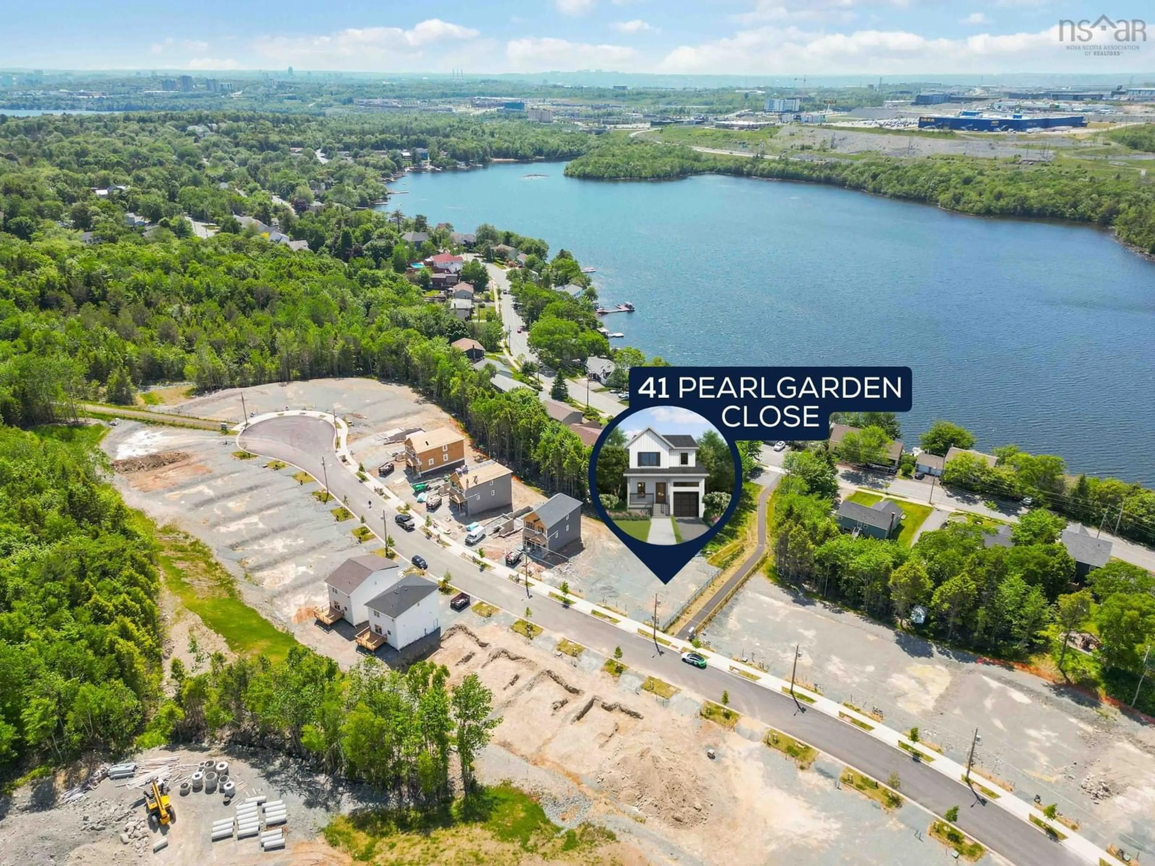 A pic from exterior of the house or condo, the view of lake or river for 41 Pearlgarden Close #PC-39, Dartmouth Nova Scotia B2X 0C3