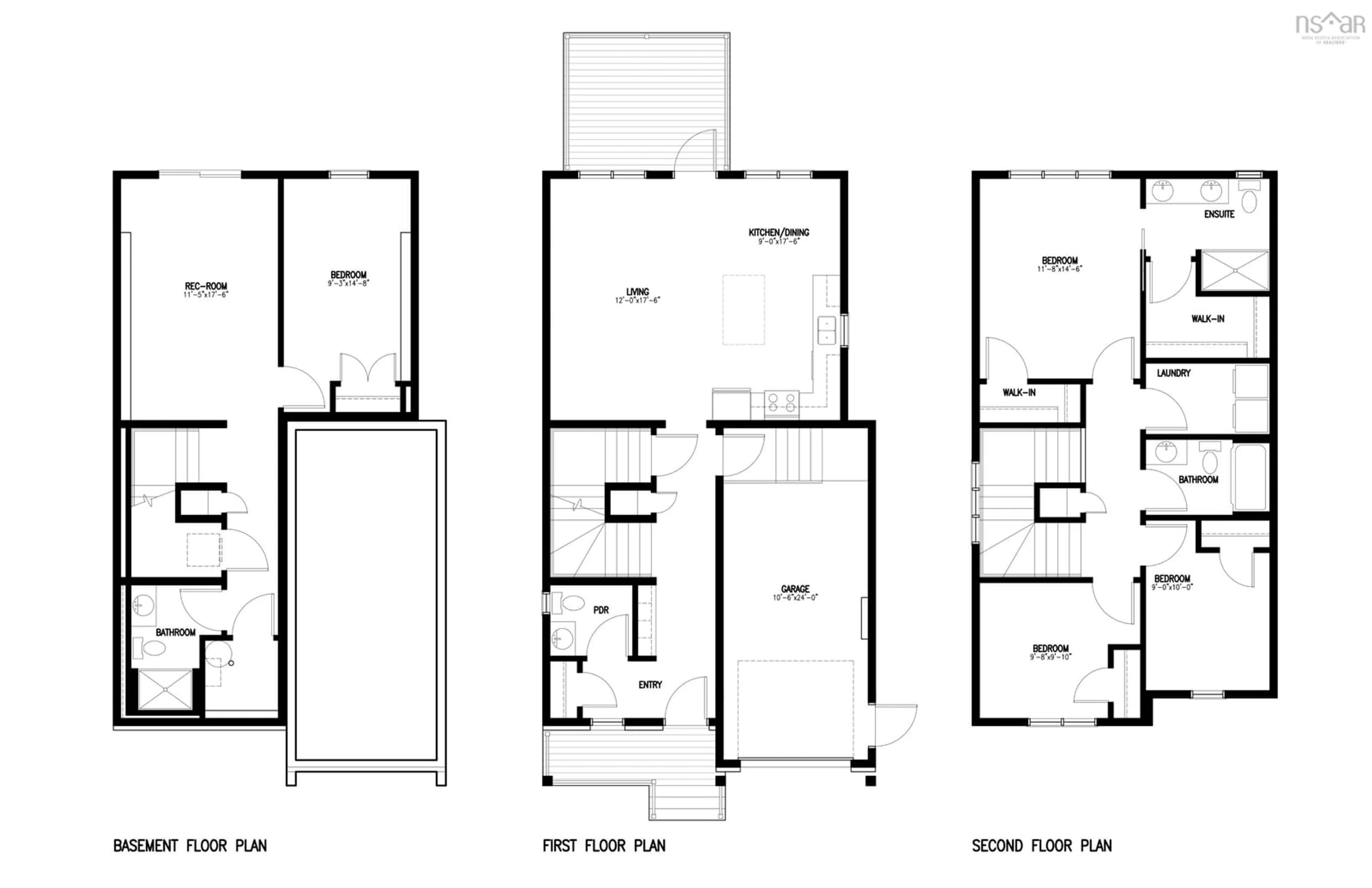 Floor plan for 41 Pearlgarden Close #PC-39, Dartmouth Nova Scotia B2X 0C3