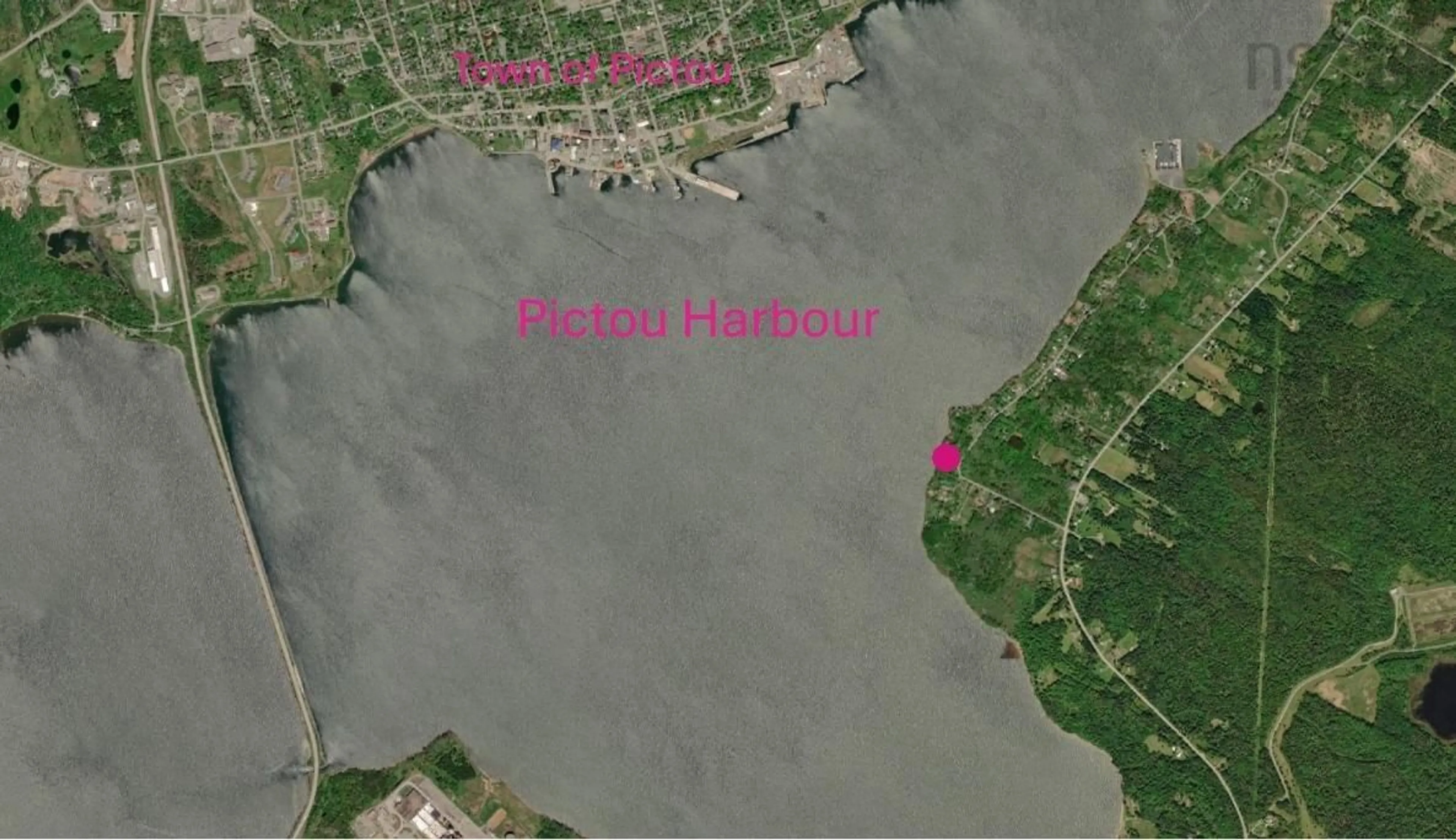 Picture of a map for 89 Lower Rd, Pictou Landing Nova Scotia B0K 1X0