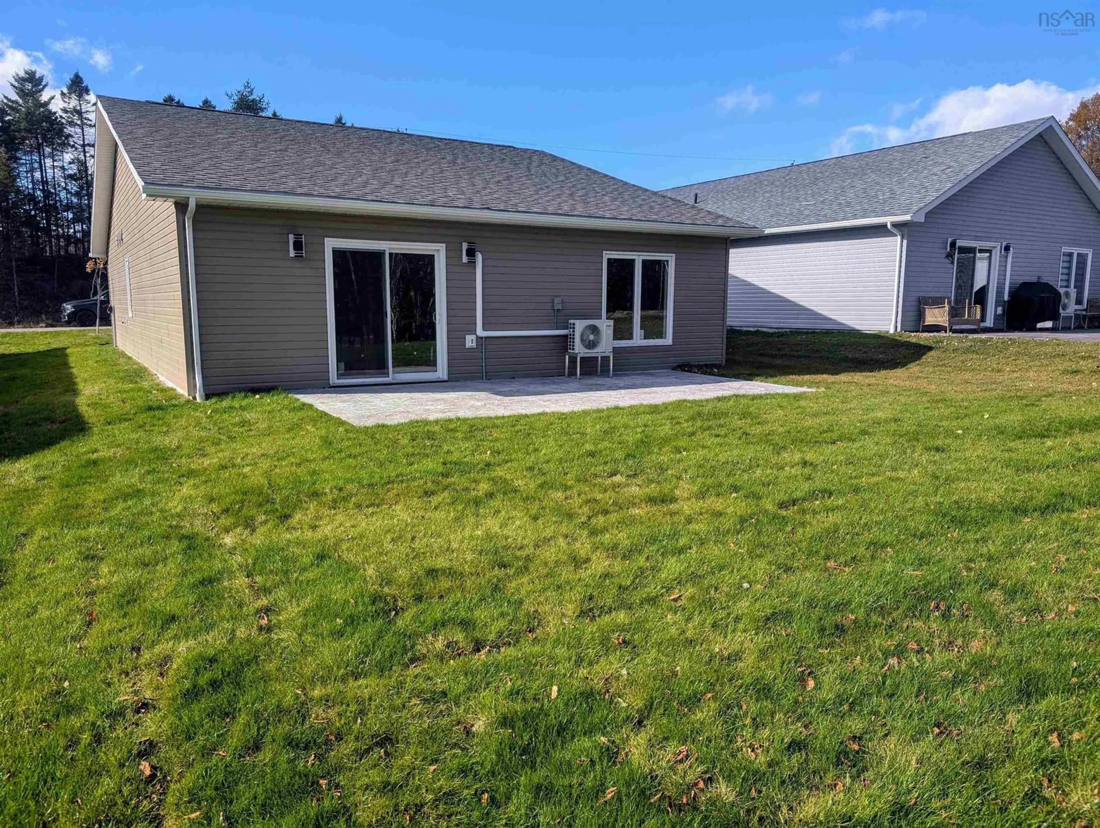 Patio, the fenced backyard for 24 Shadebush Walk #31, Upper Sackville Nova Scotia B4E 0X8