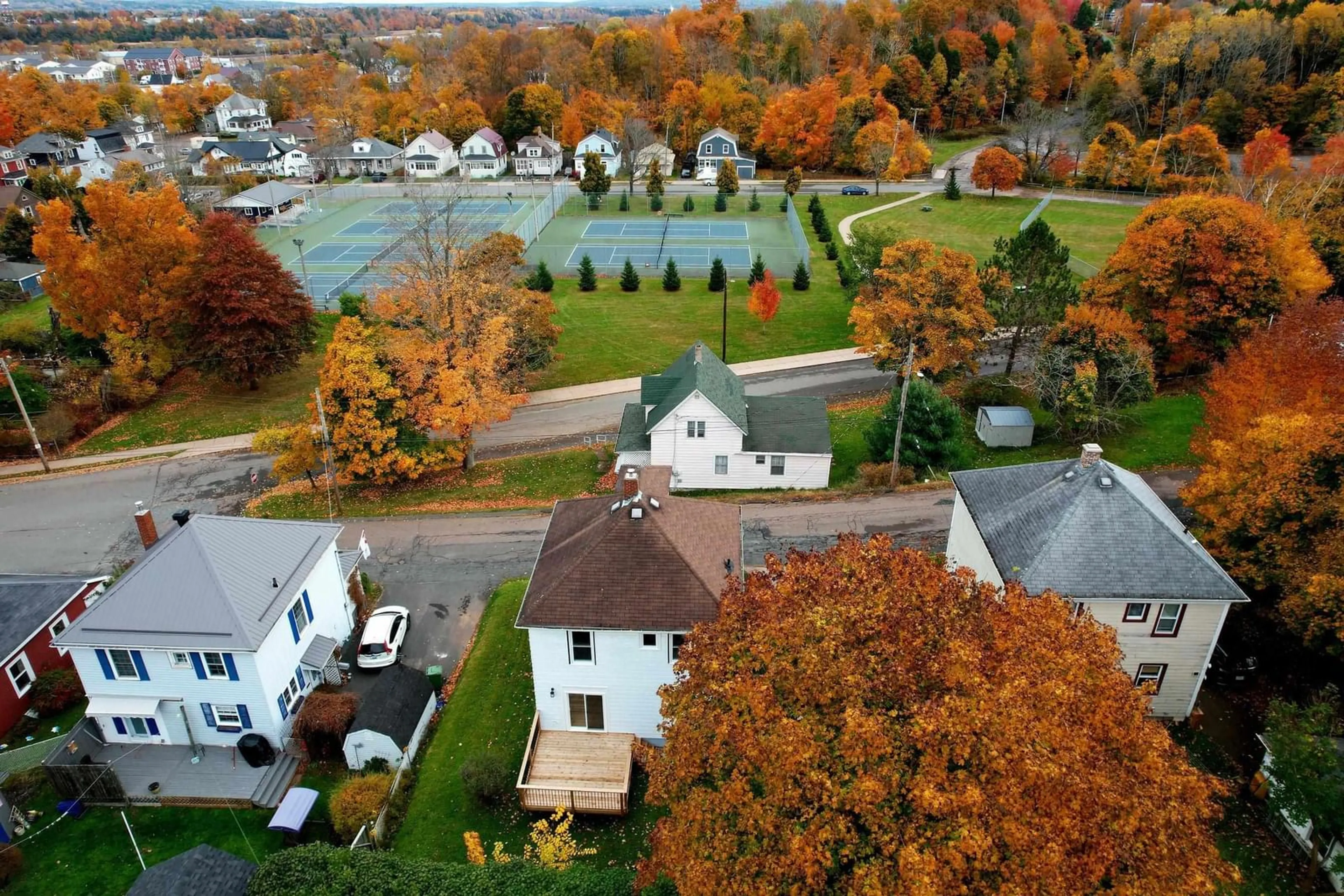 A pic from exterior of the house or condo, the fenced backyard for 8 Rosewyn Pl, Truro Nova Scotia B2N 4E6