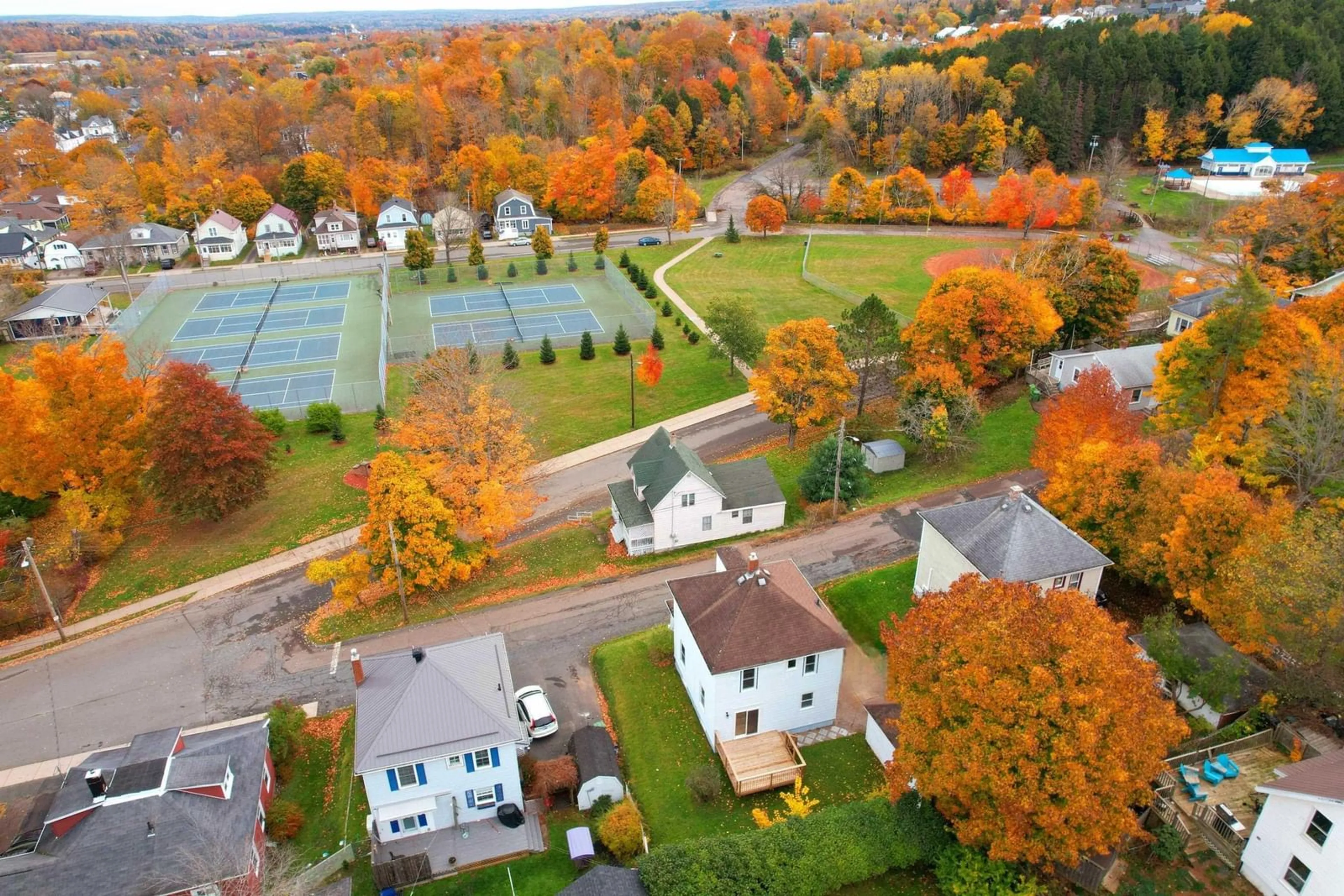 A pic from exterior of the house or condo, the fenced backyard for 8 Rosewyn Pl, Truro Nova Scotia B2N 4E6