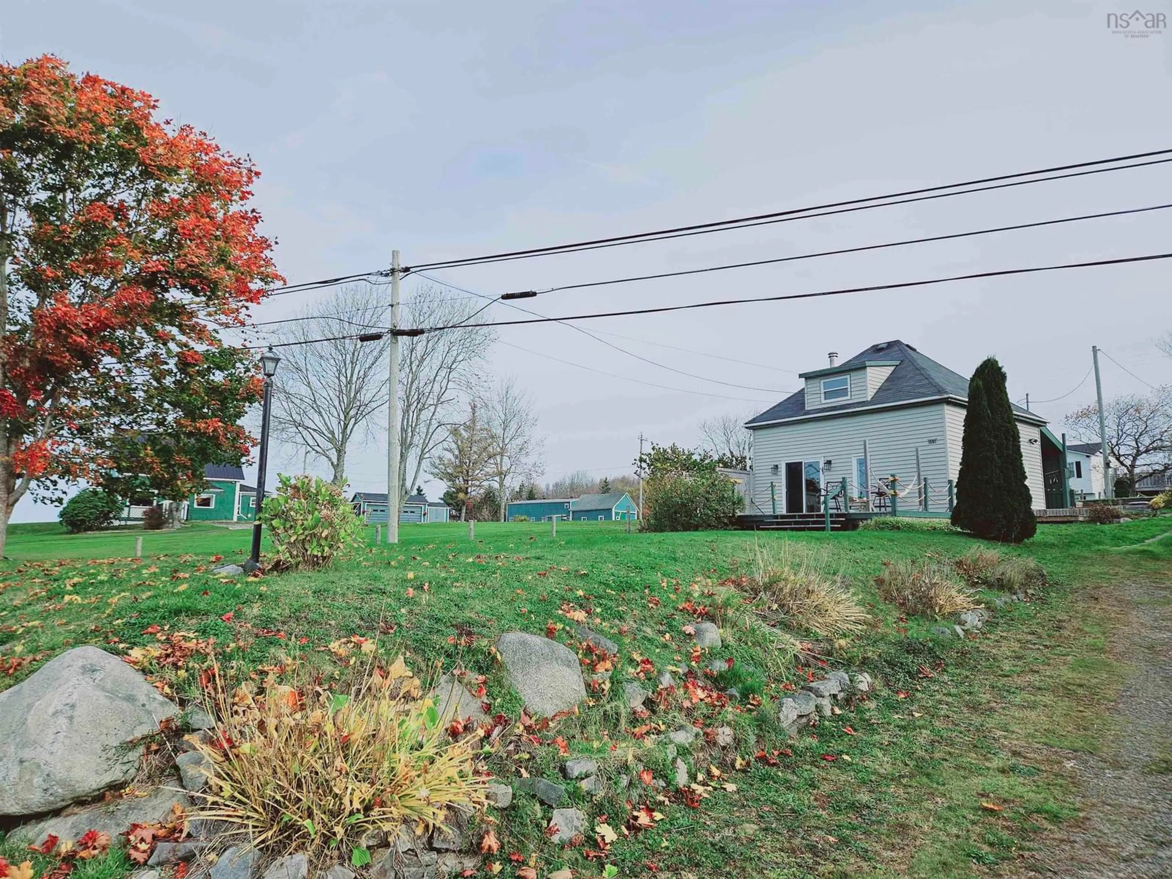 A pic from exterior of the house or condo, the street view for 1587 Sandy Point Rd, Sandy Point Nova Scotia B0T 1W0