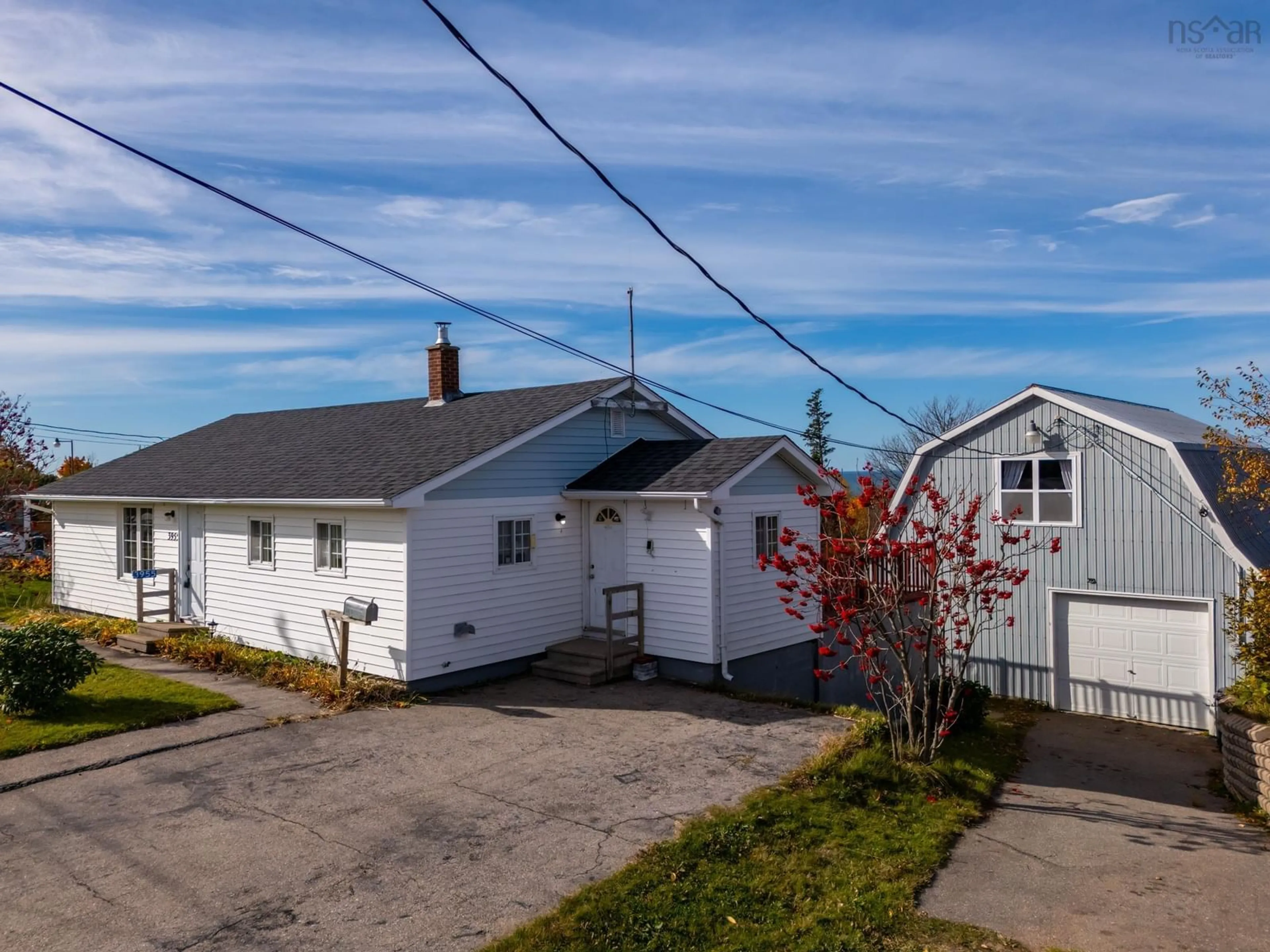 Frontside or backside of a home, the front or back of building for 3955 Shore Road West, Hillsburn Nova Scotia B0S 1A0