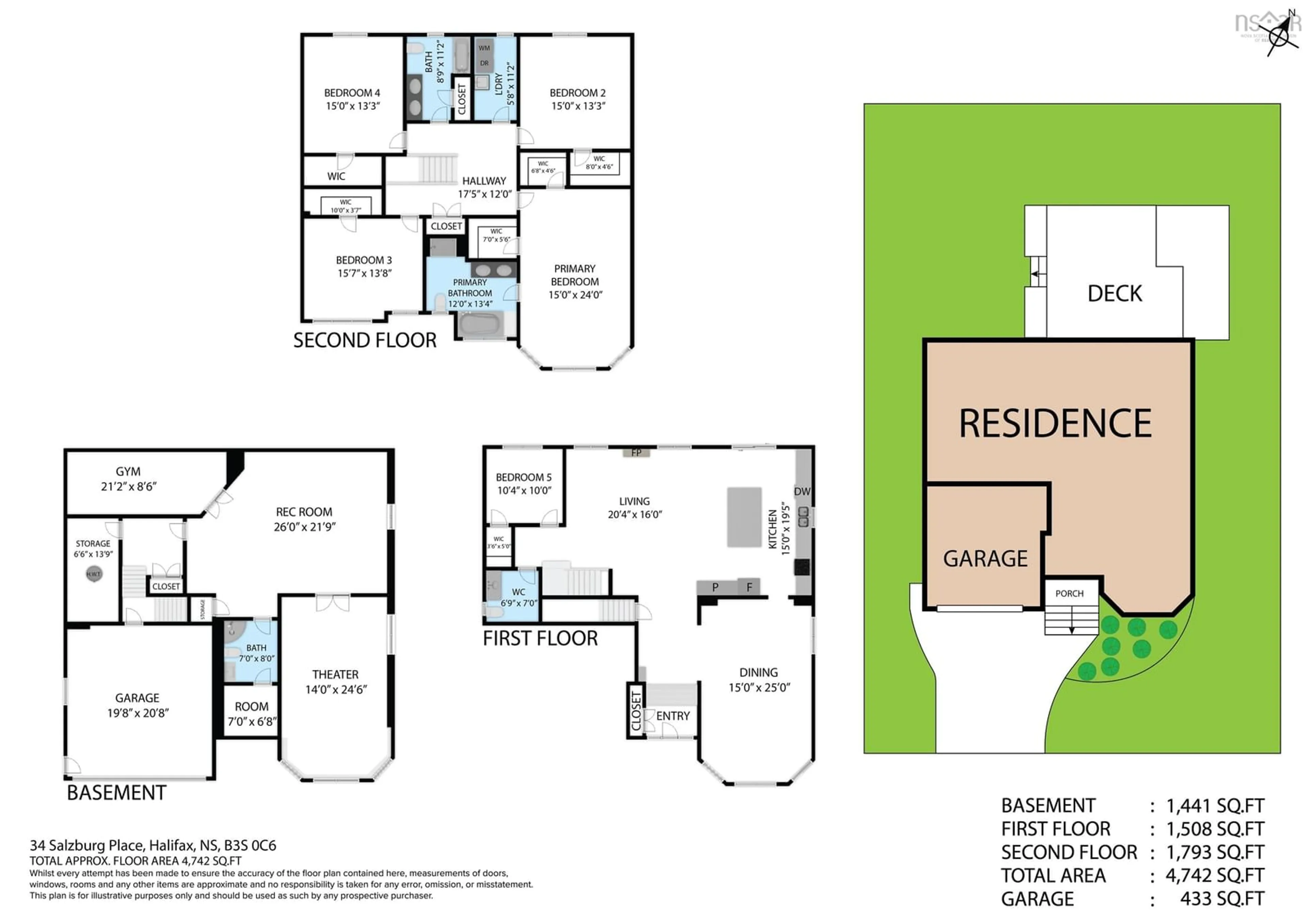 Floor plan for 34 Salzburg Pl, Halifax Nova Scotia B3S 0C6