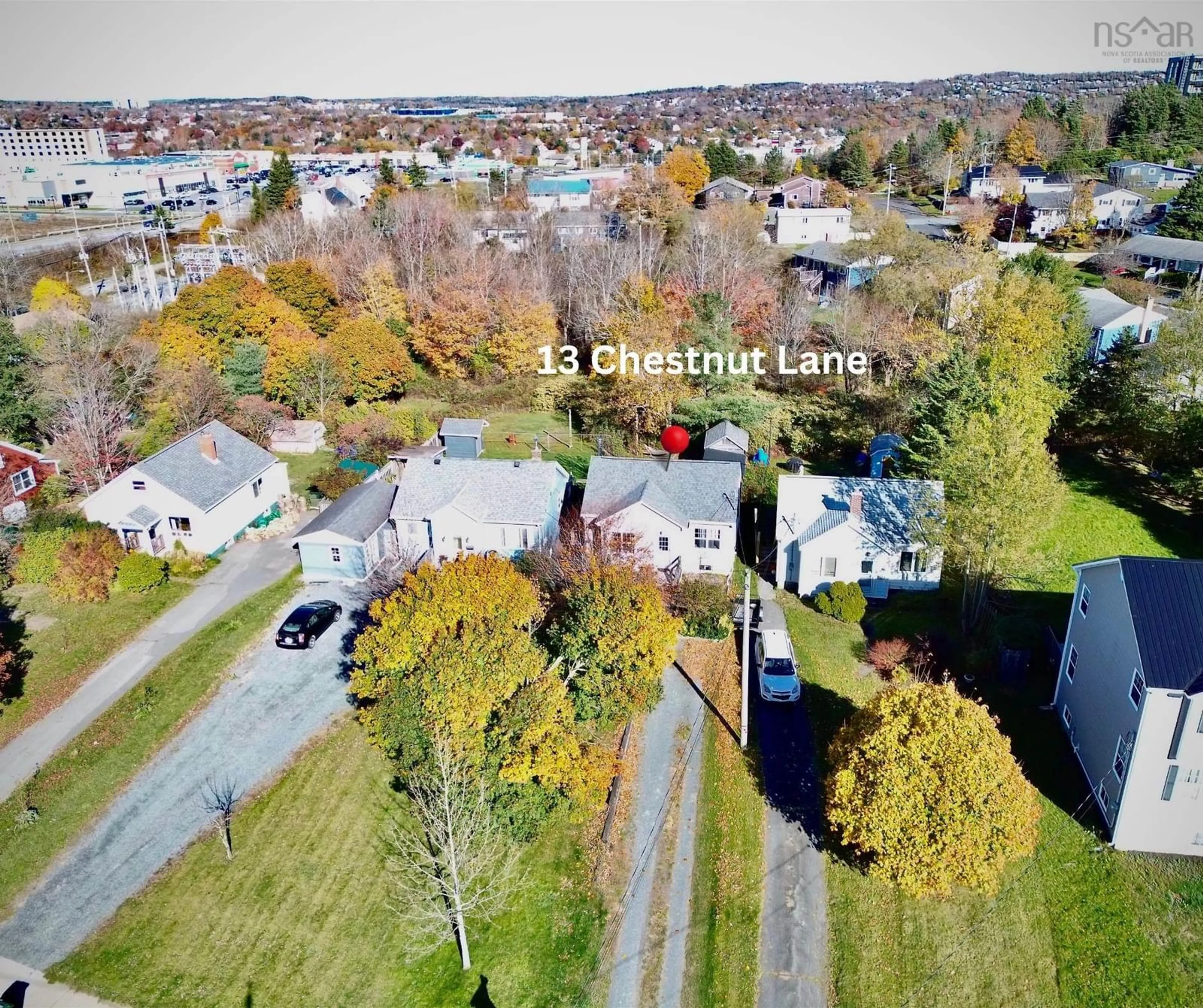 Frontside or backside of a home, the street view for 13 Chestnut Lane, Dartmouth Nova Scotia B2Y 3X1