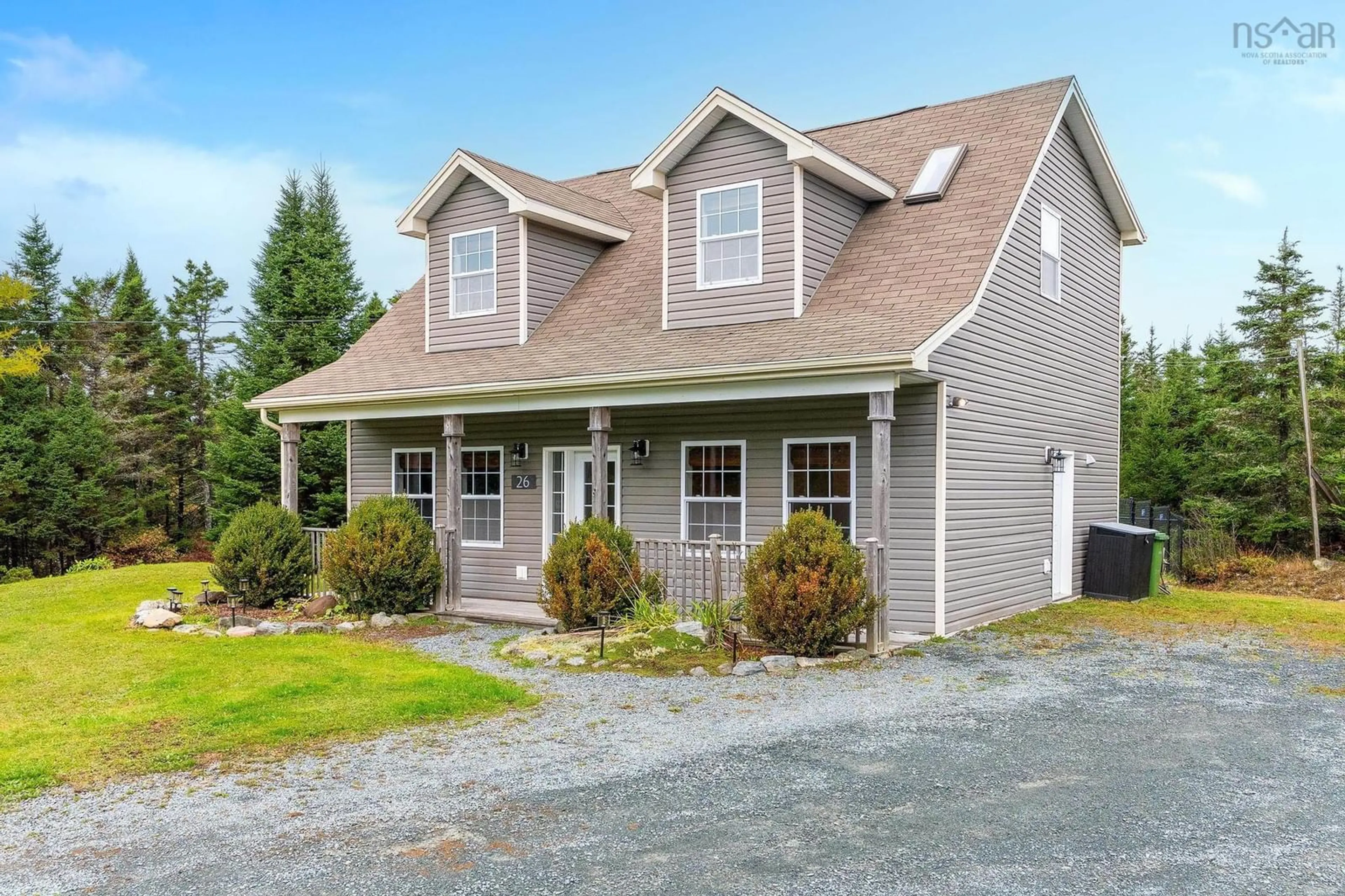 Frontside or backside of a home, cottage for 26 Birdsview Lane, West Chezzetcook Nova Scotia B0J 2L0