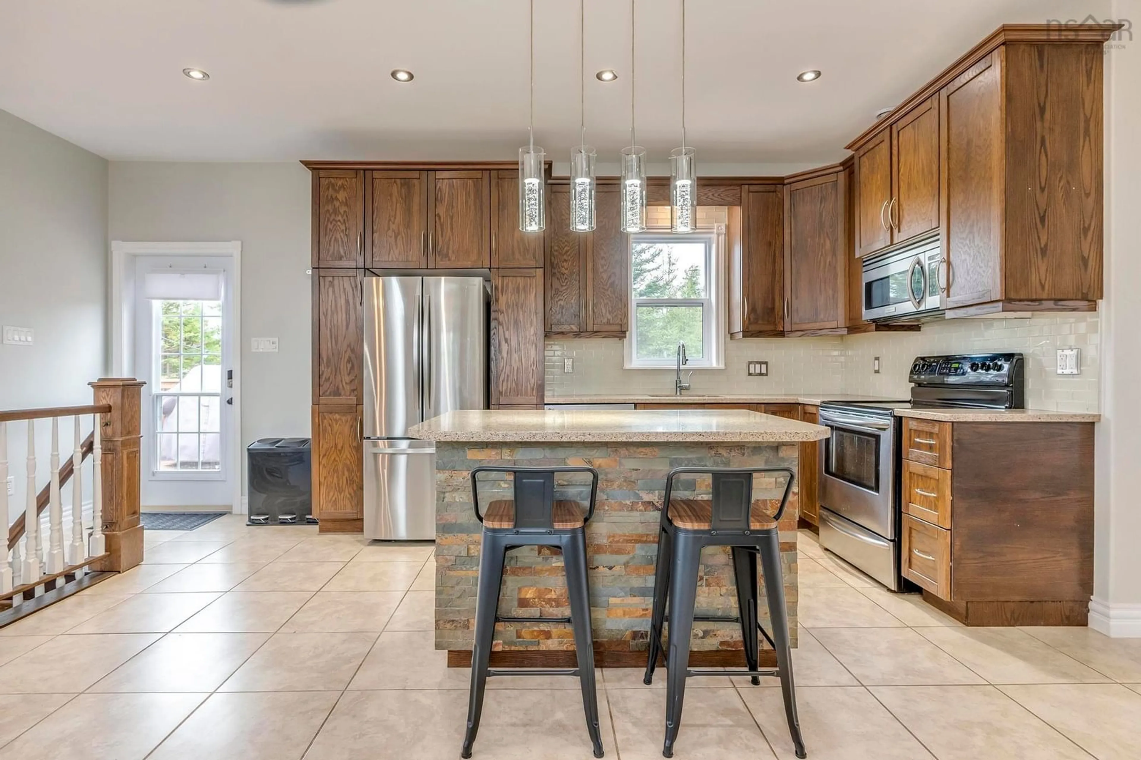 Open concept kitchen for 26 Birdsview Lane, West Chezzetcook Nova Scotia B0J 2L0