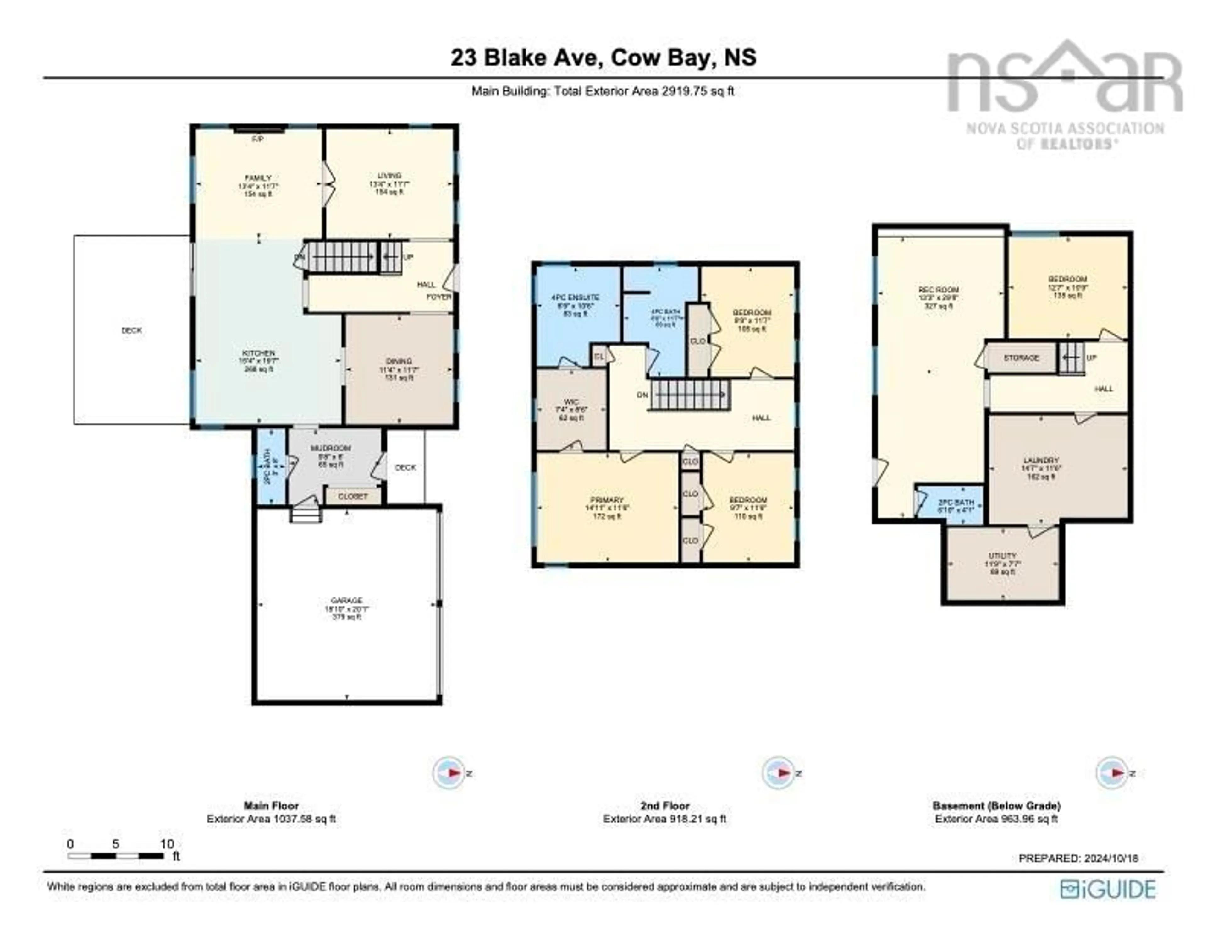 Floor plan for 23 Blake Ave, Cow Bay Nova Scotia B3G 1R1