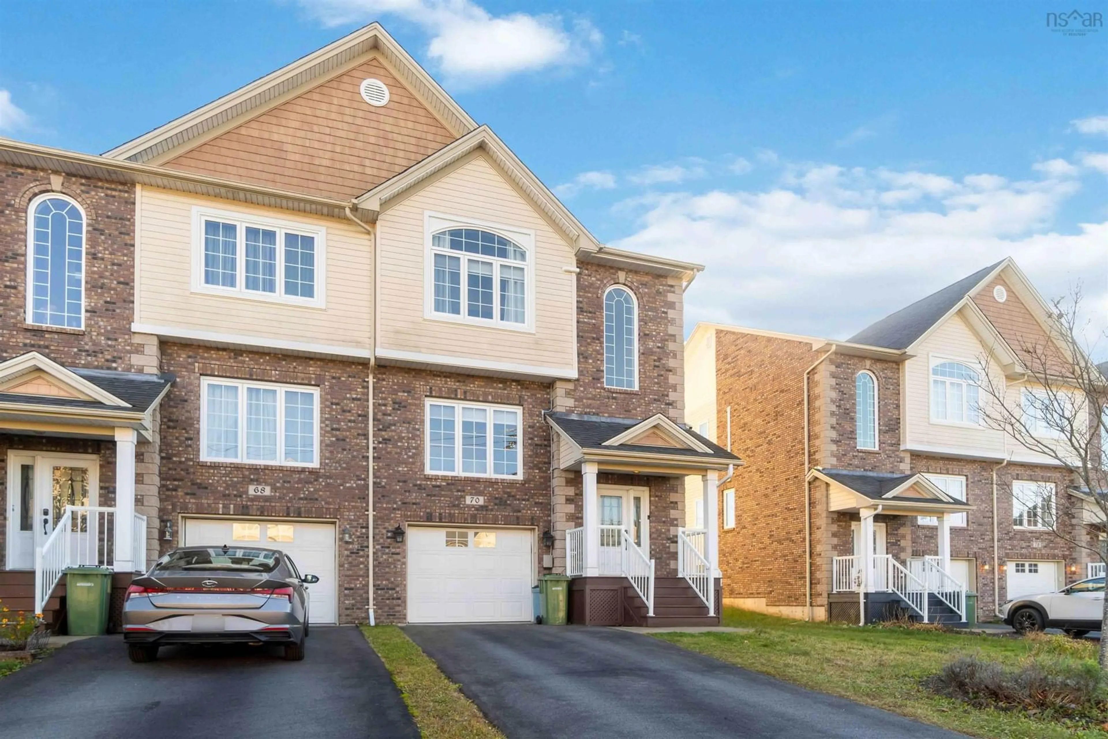 A pic from exterior of the house or condo, the street view for 70 Stockton Ridge, Bedford Nova Scotia B4A 0E3