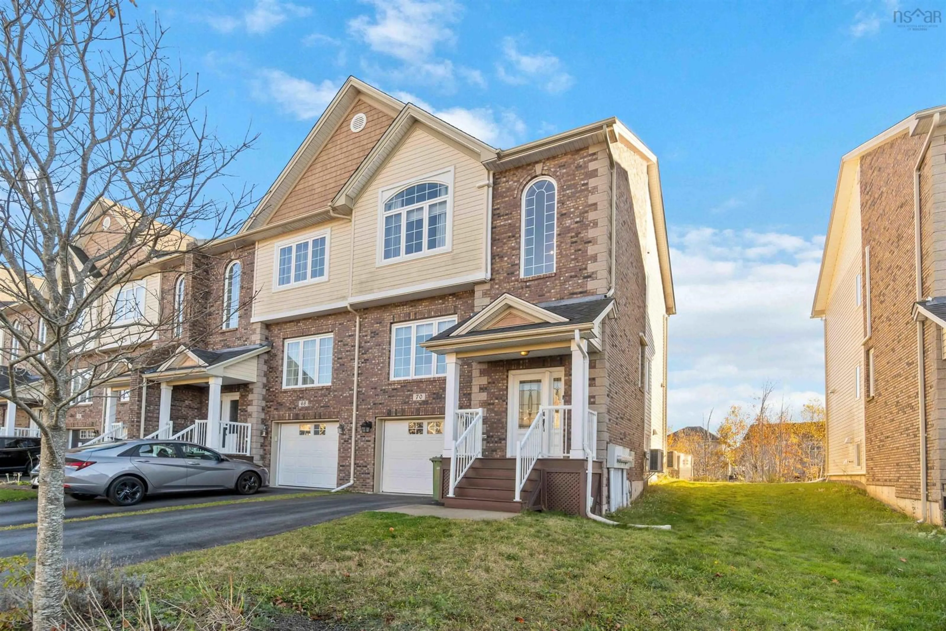 A pic from exterior of the house or condo, the street view for 70 Stockton Ridge, Bedford Nova Scotia B4A 0E3