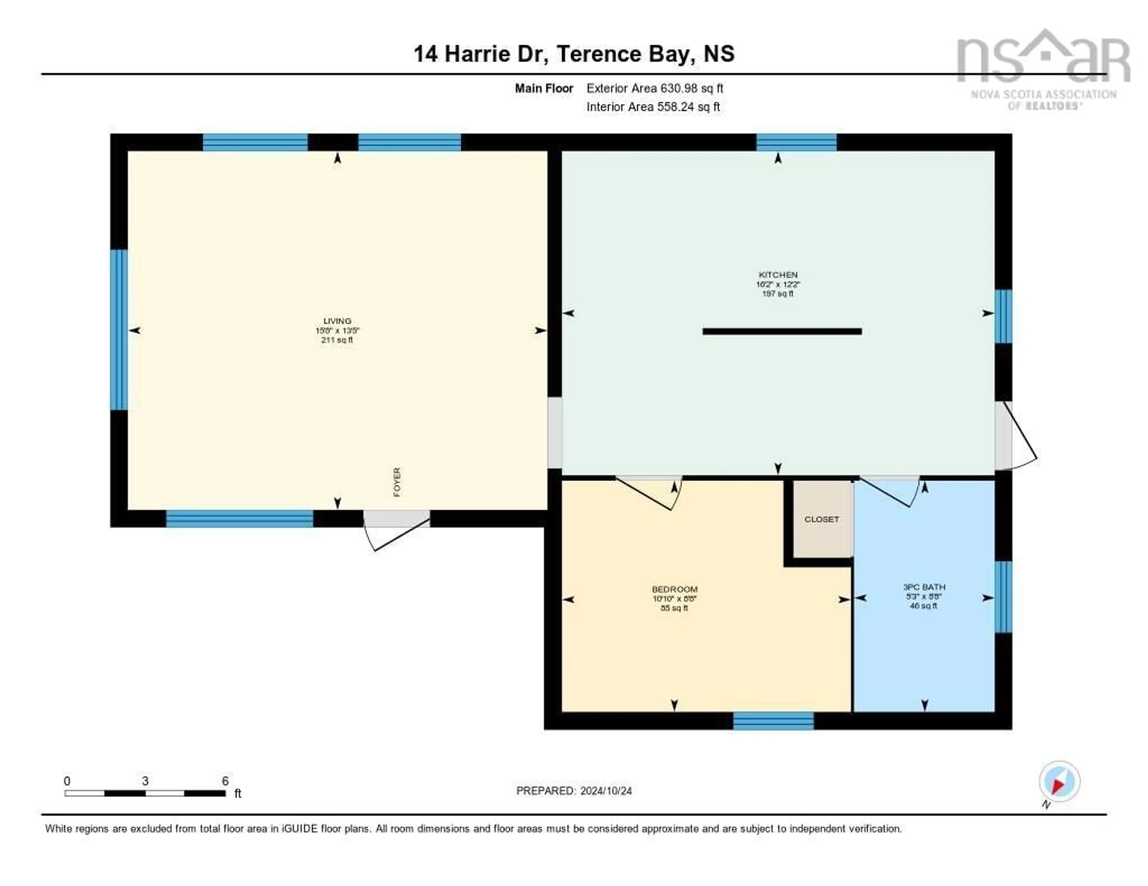 Floor plan for 14 Harrie Dr, Terence Bay Nova Scotia B3T 1Y2