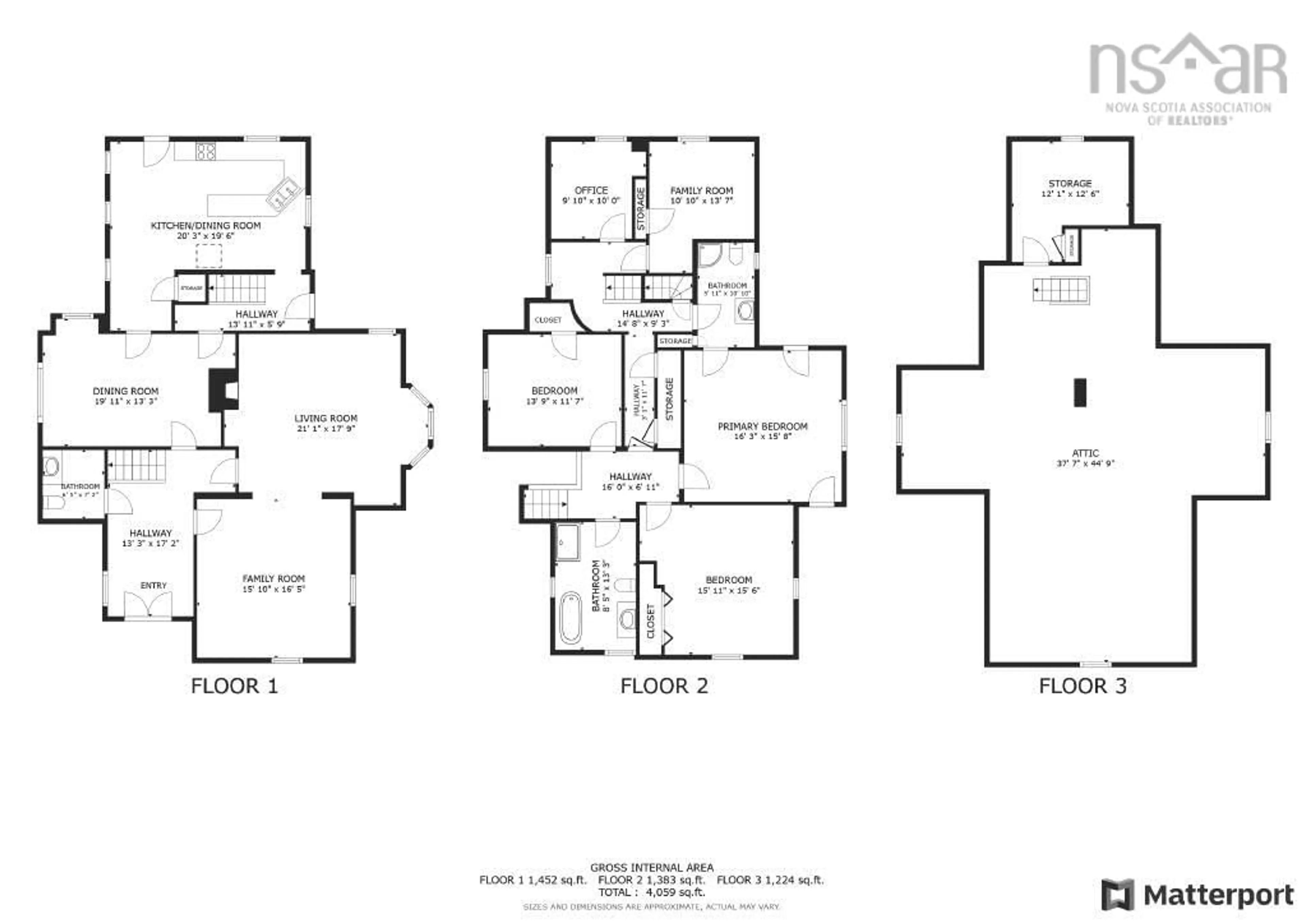 Floor plan for 57 William St, Yarmouth Nova Scotia B5A 1Y4