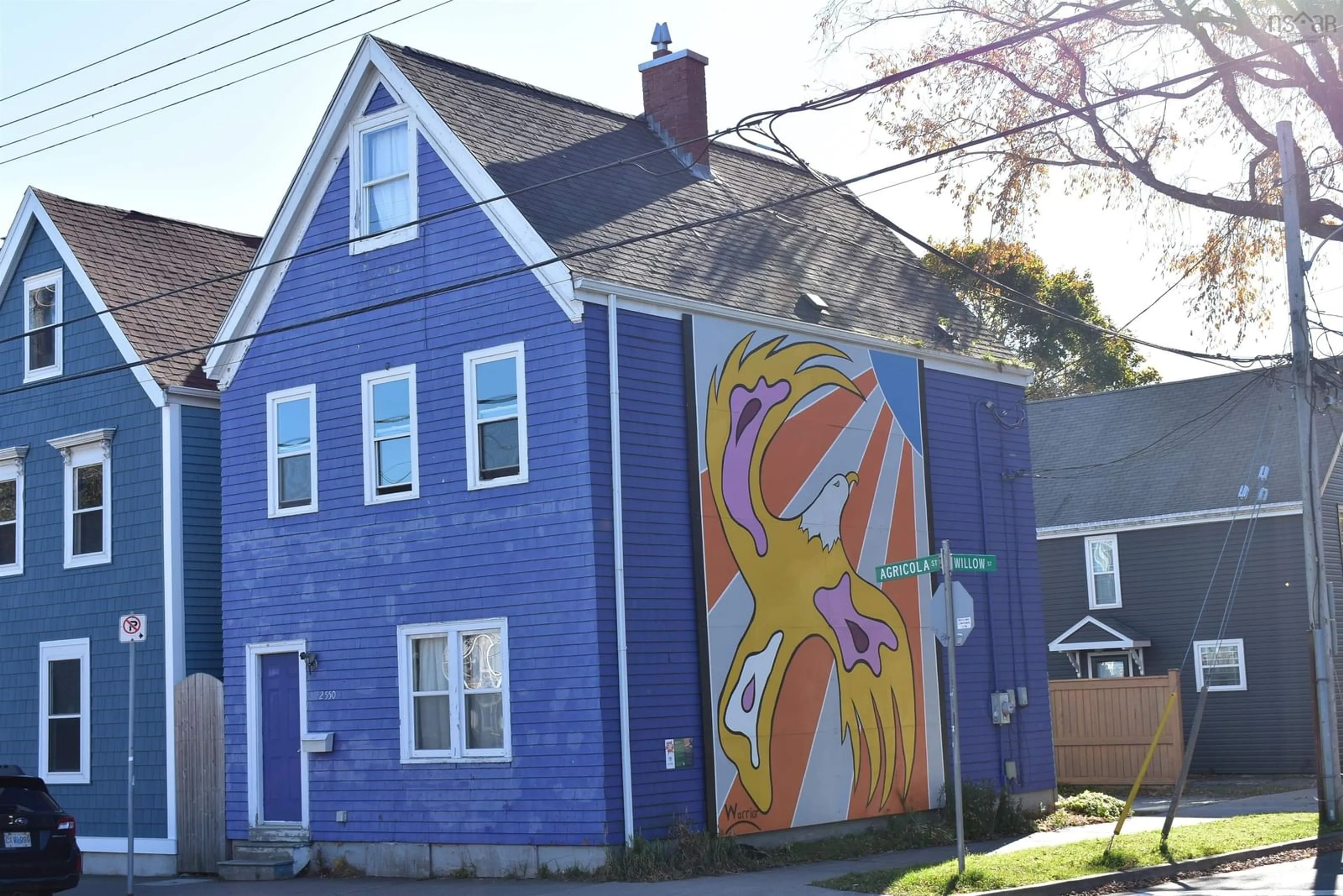 Frontside or backside of a home, the front or back of building for 2550 Agricola St, Halifax Peninsula Nova Scotia B3K 4C5