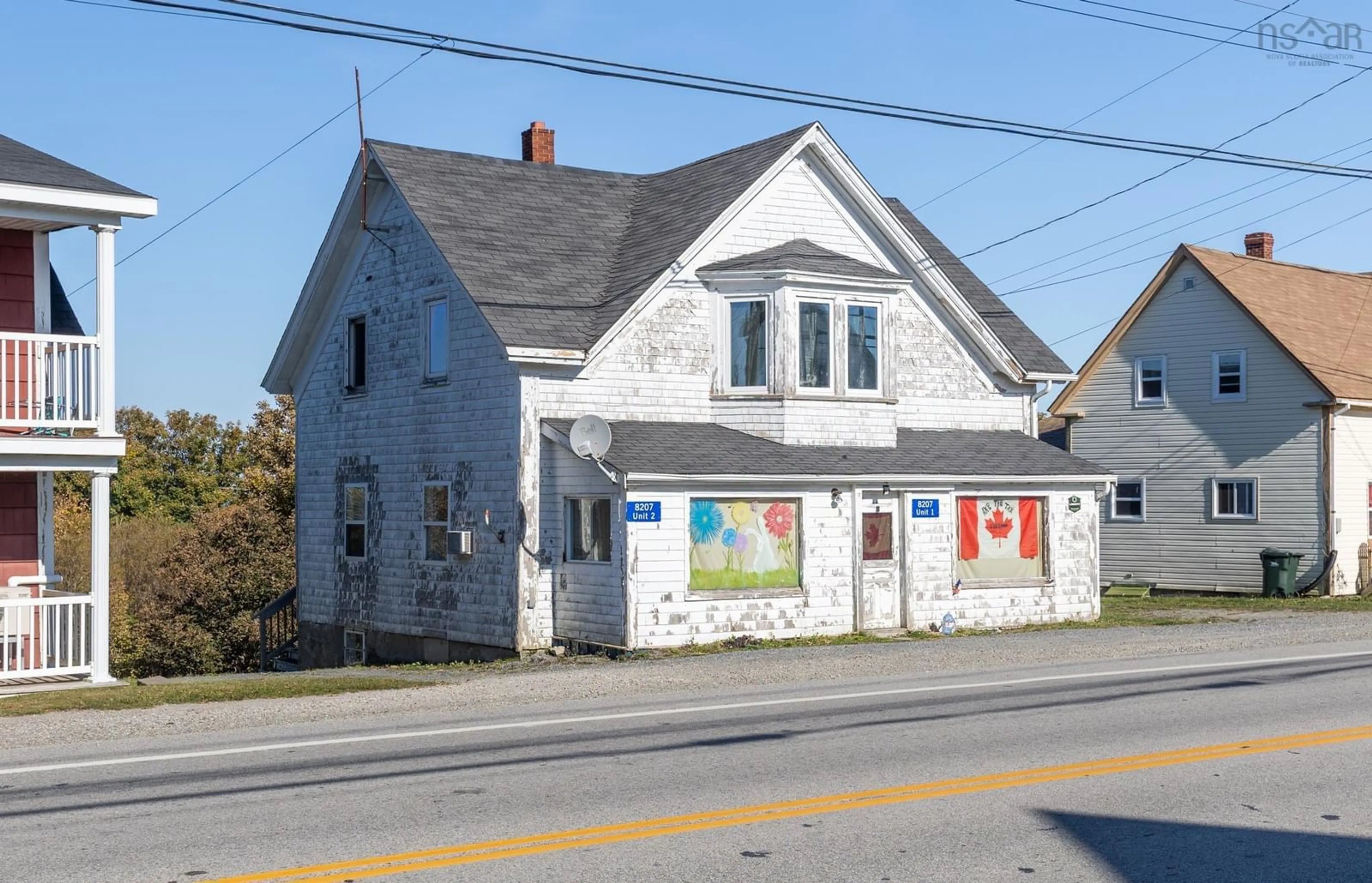 Frontside or backside of a home, the front or back of building for 8207 Highway 1, Meteghan Nova Scotia B0W 2J0