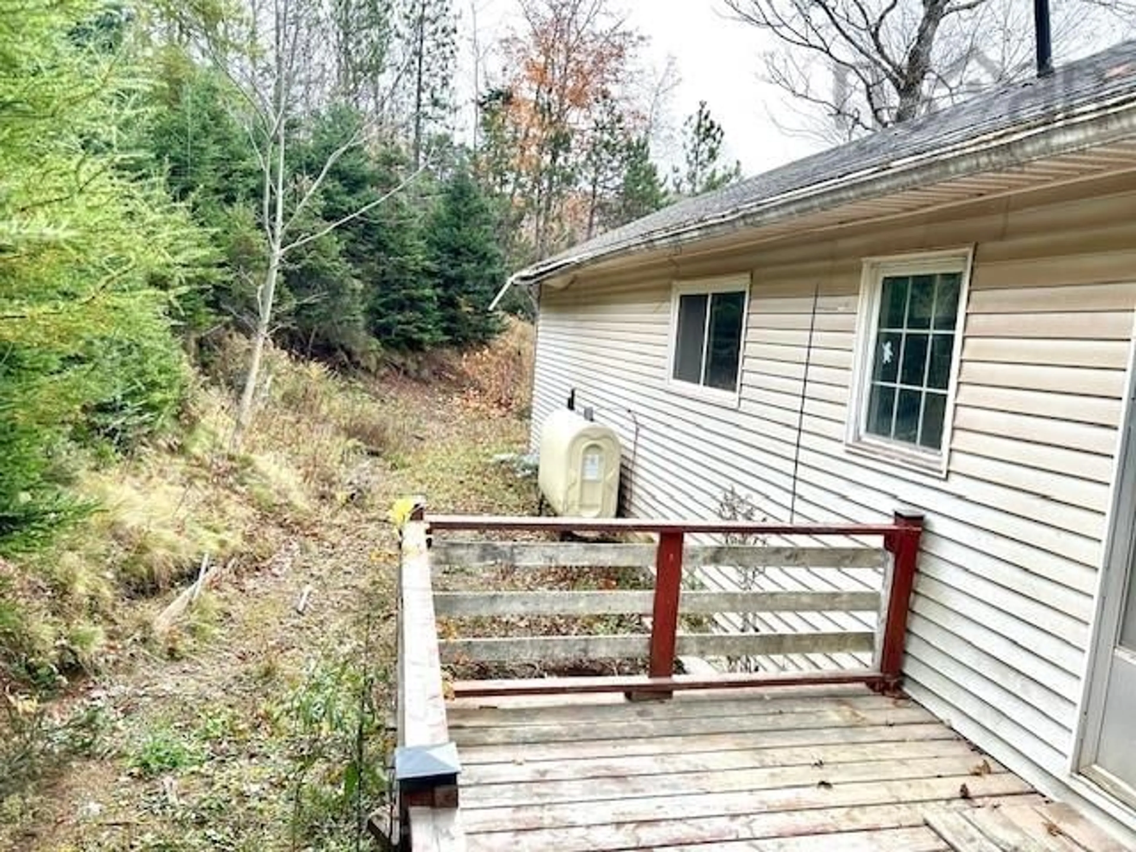 Patio, the fenced backyard for 2466 Kemptown Rd, Upper Kemptown Nova Scotia B6L 2J1