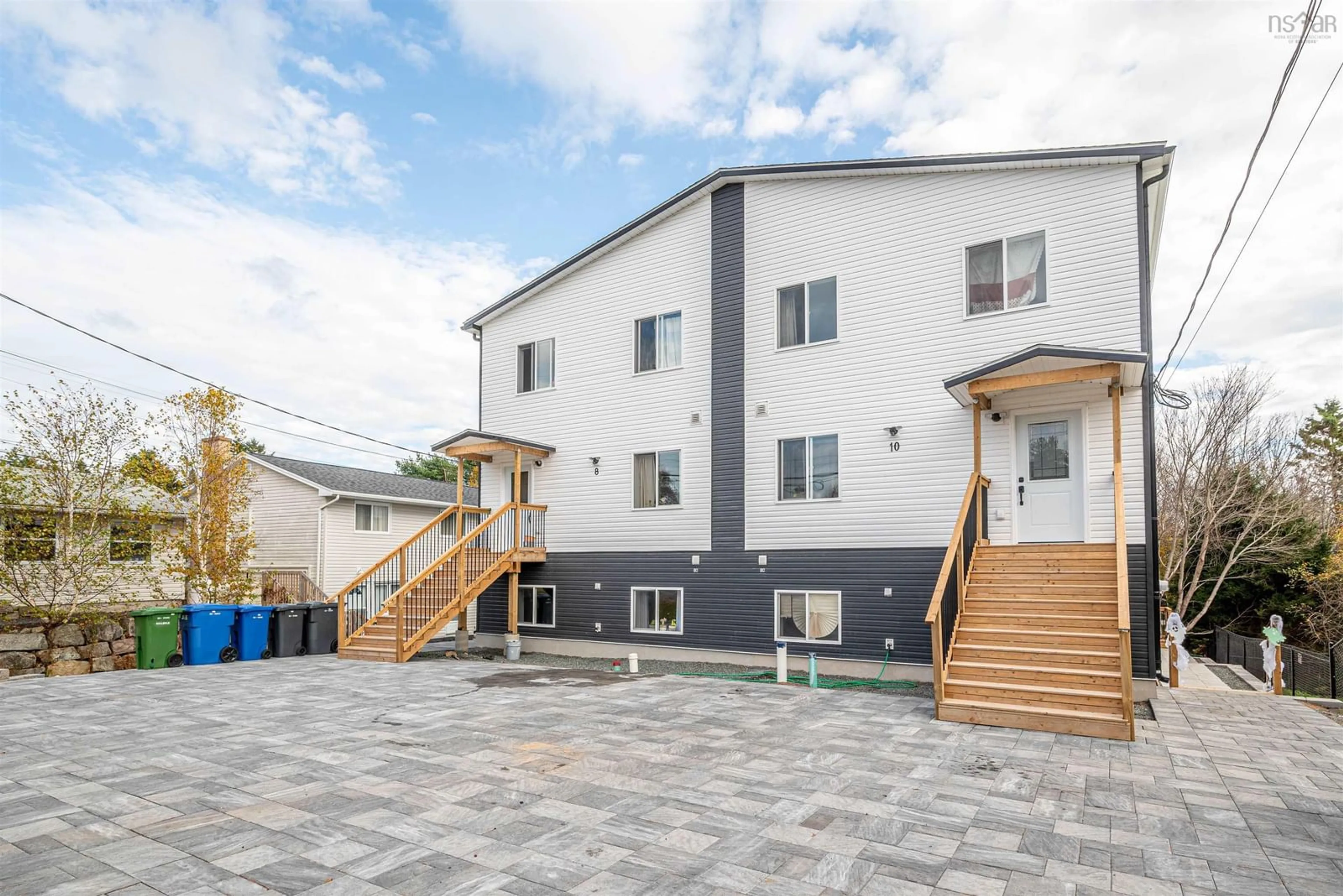 Patio, the front or back of building for 8-10 Johnson Ave, Timberlea Nova Scotia B3T 1E3