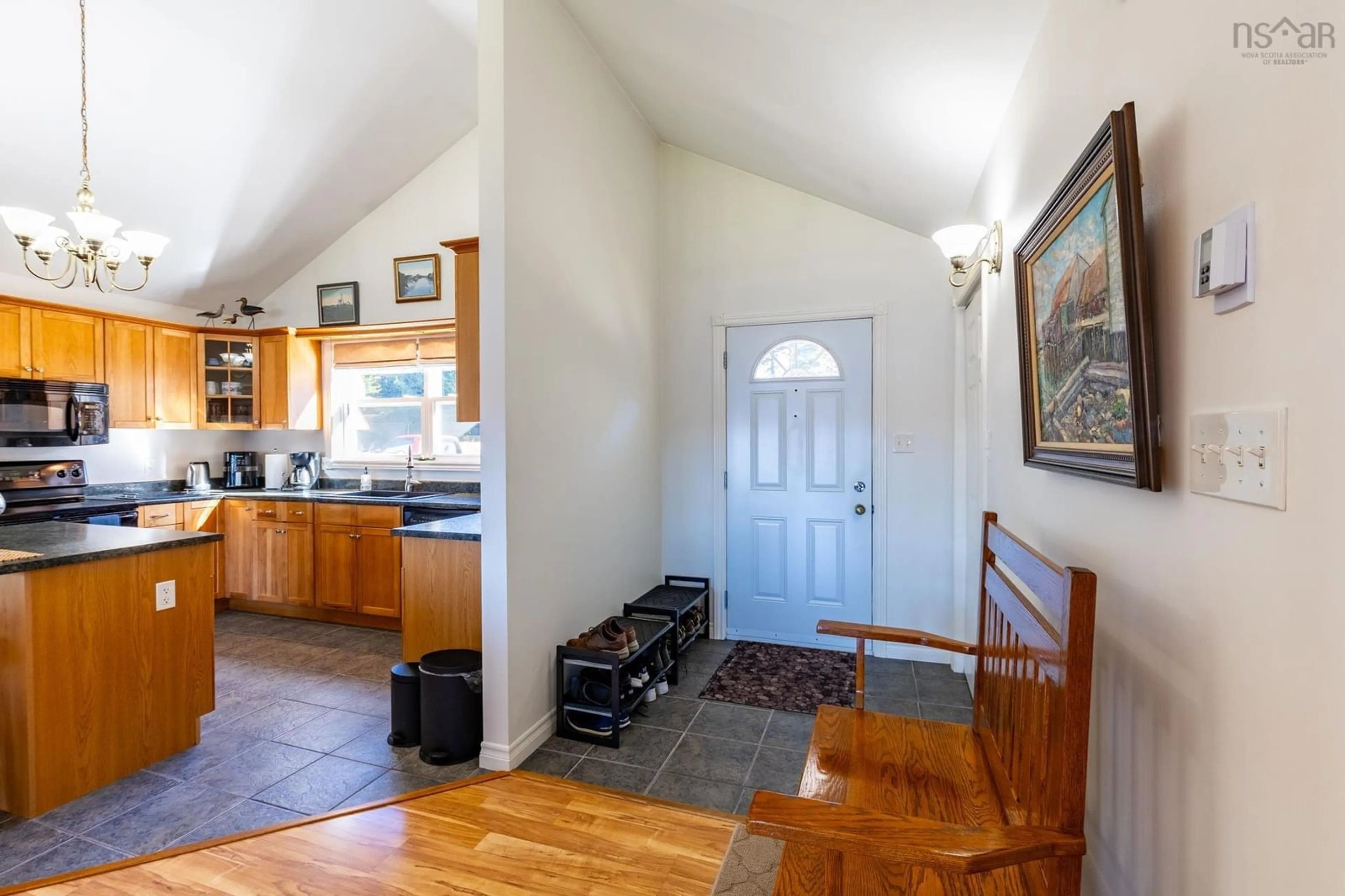 Indoor entryway, wood floors for 135 Beaver Point Rd, North Kemptville Nova Scotia B5A 5X9