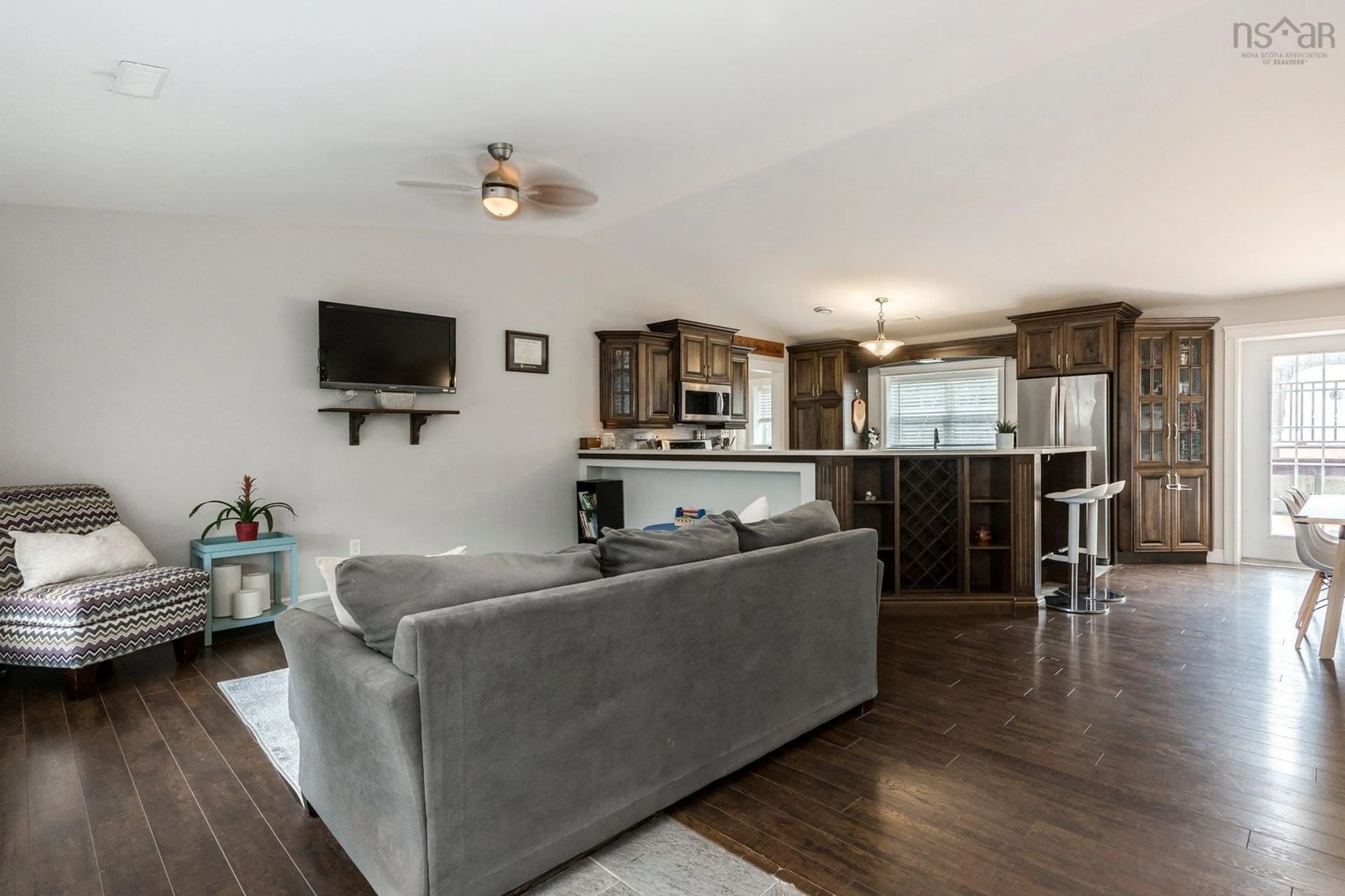 Open concept kitchen for 91 Pine Crt, Nine Mile River Nova Scotia B2S 2P2