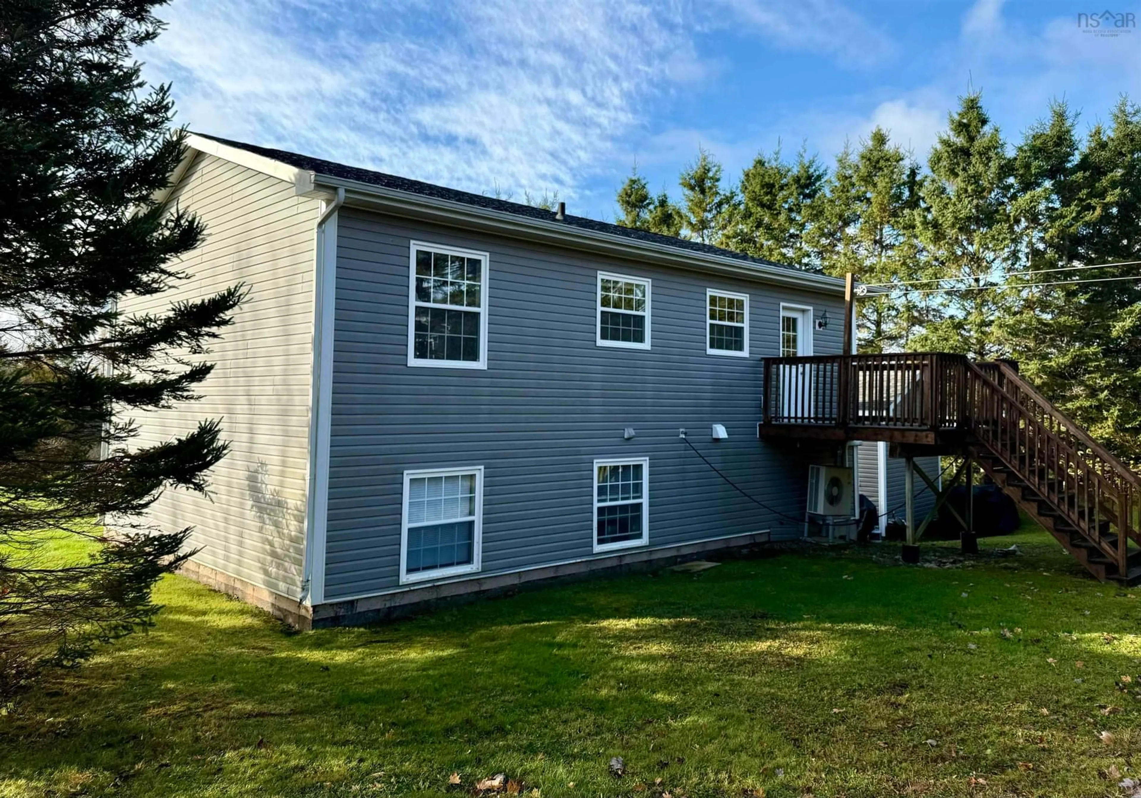 A pic from exterior of the house or condo, the fenced backyard for 993 Onslow Mountain Rd, Onslow Mountain Nova Scotia B6L 6R1