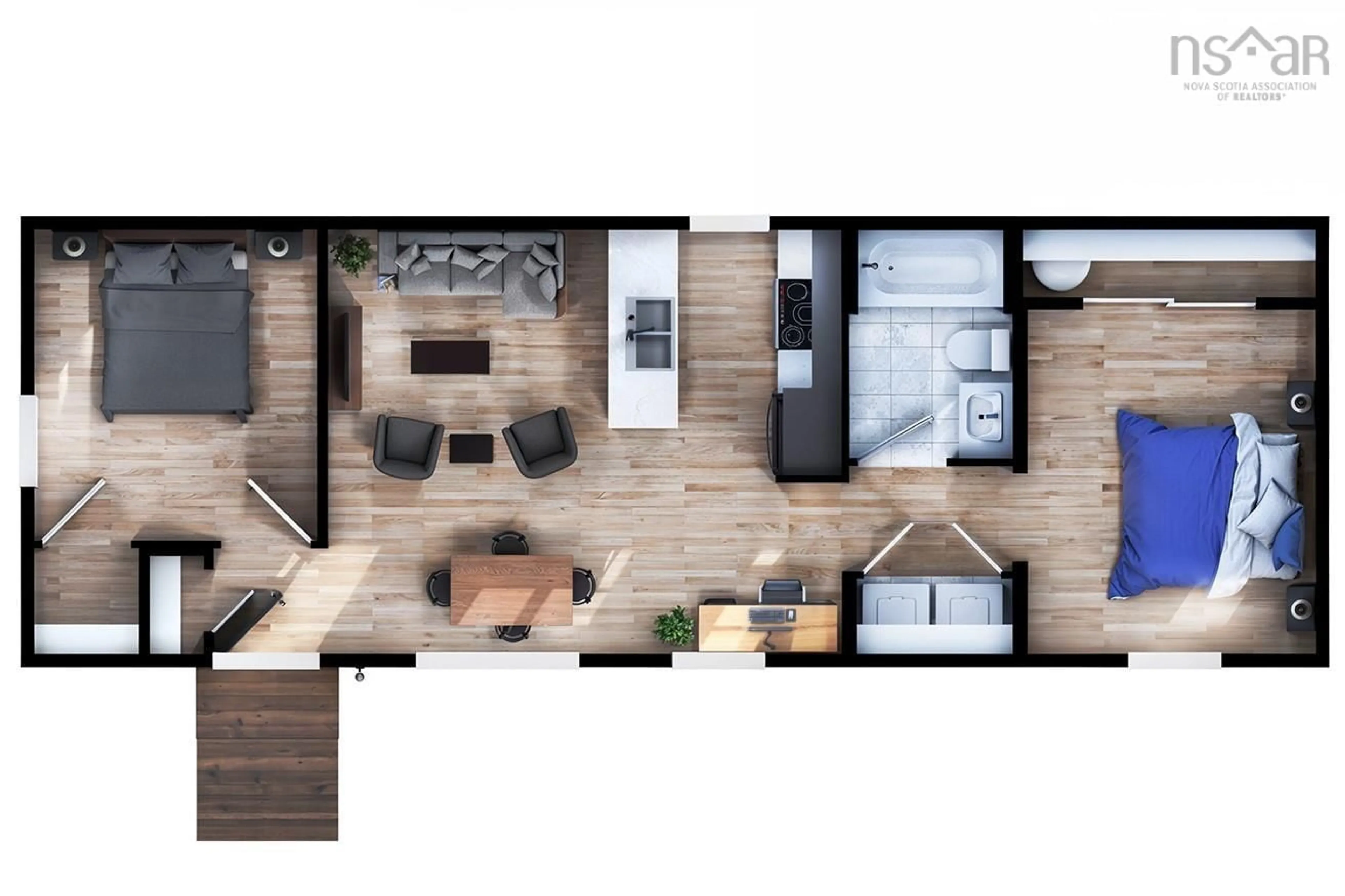 Floor plan for 1029 Glen Forest, Westville Nova Scotia B0K 2A0