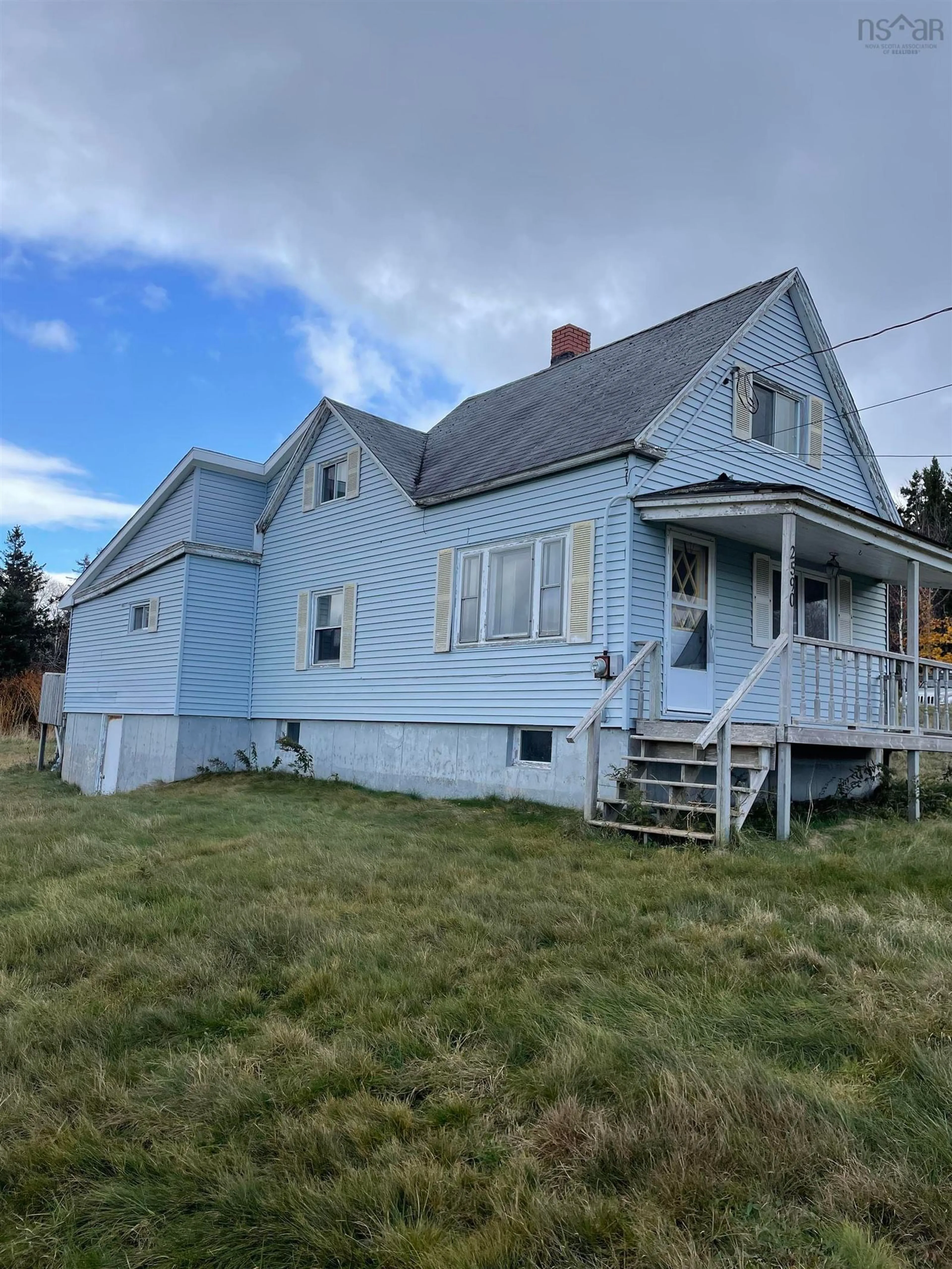 Frontside or backside of a home, cottage for 2590 New Waterford Hwy, South Bar Nova Scotia B1N 3J2