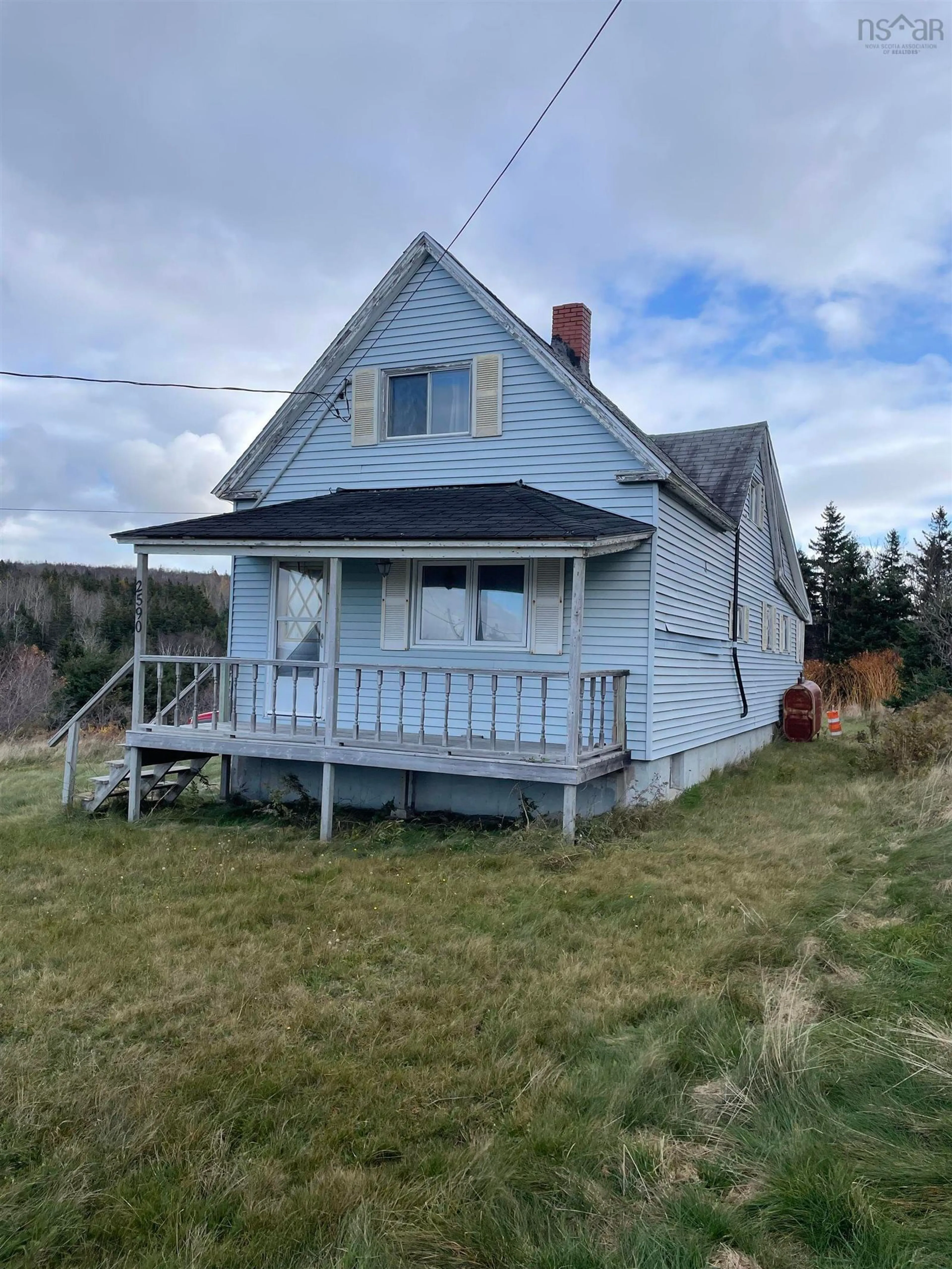 Frontside or backside of a home, cottage for 2590 New Waterford Hwy, South Bar Nova Scotia B1N 3J2