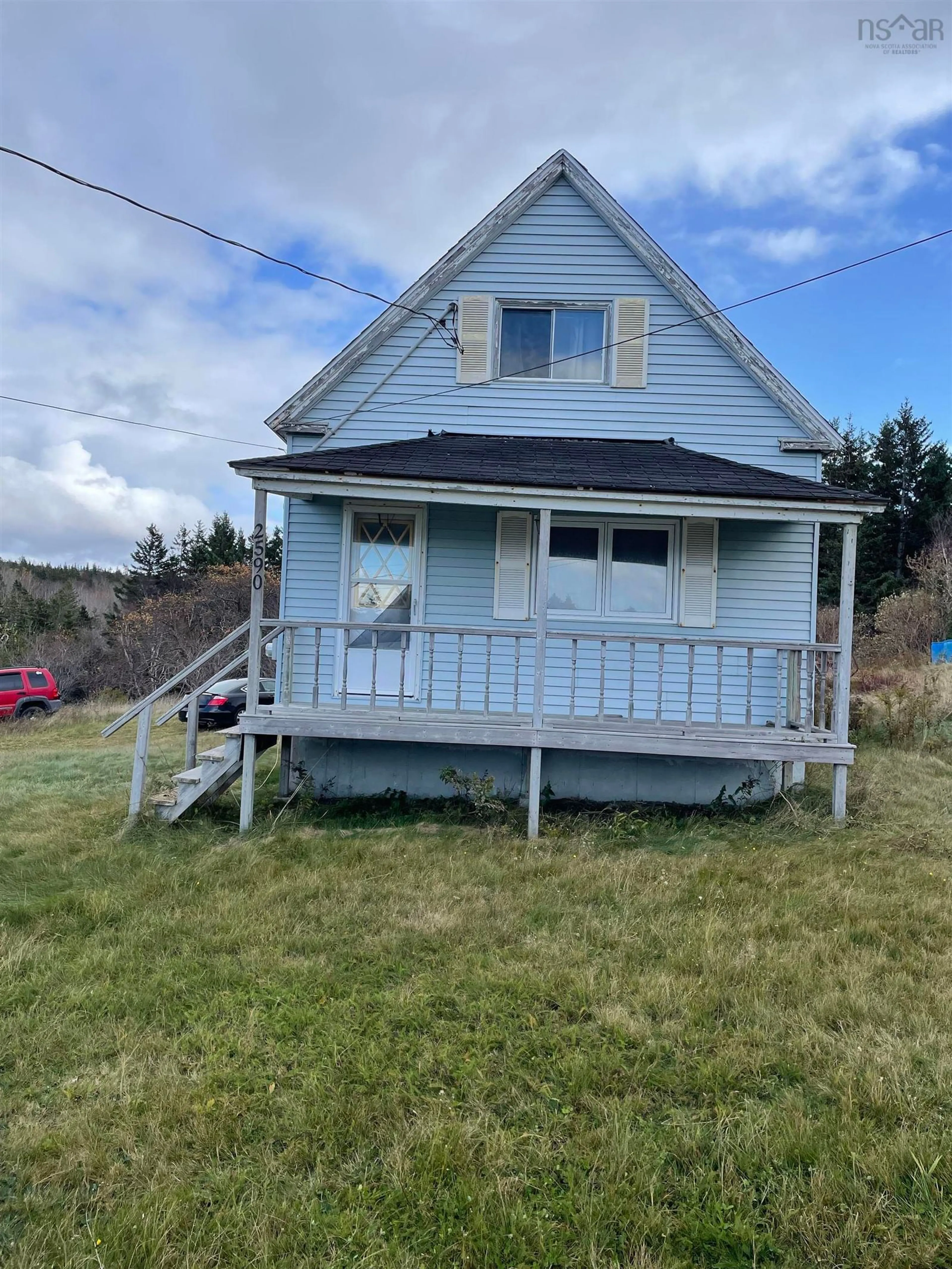 Frontside or backside of a home, cottage for 2590 New Waterford Hwy, South Bar Nova Scotia B1N 3J2