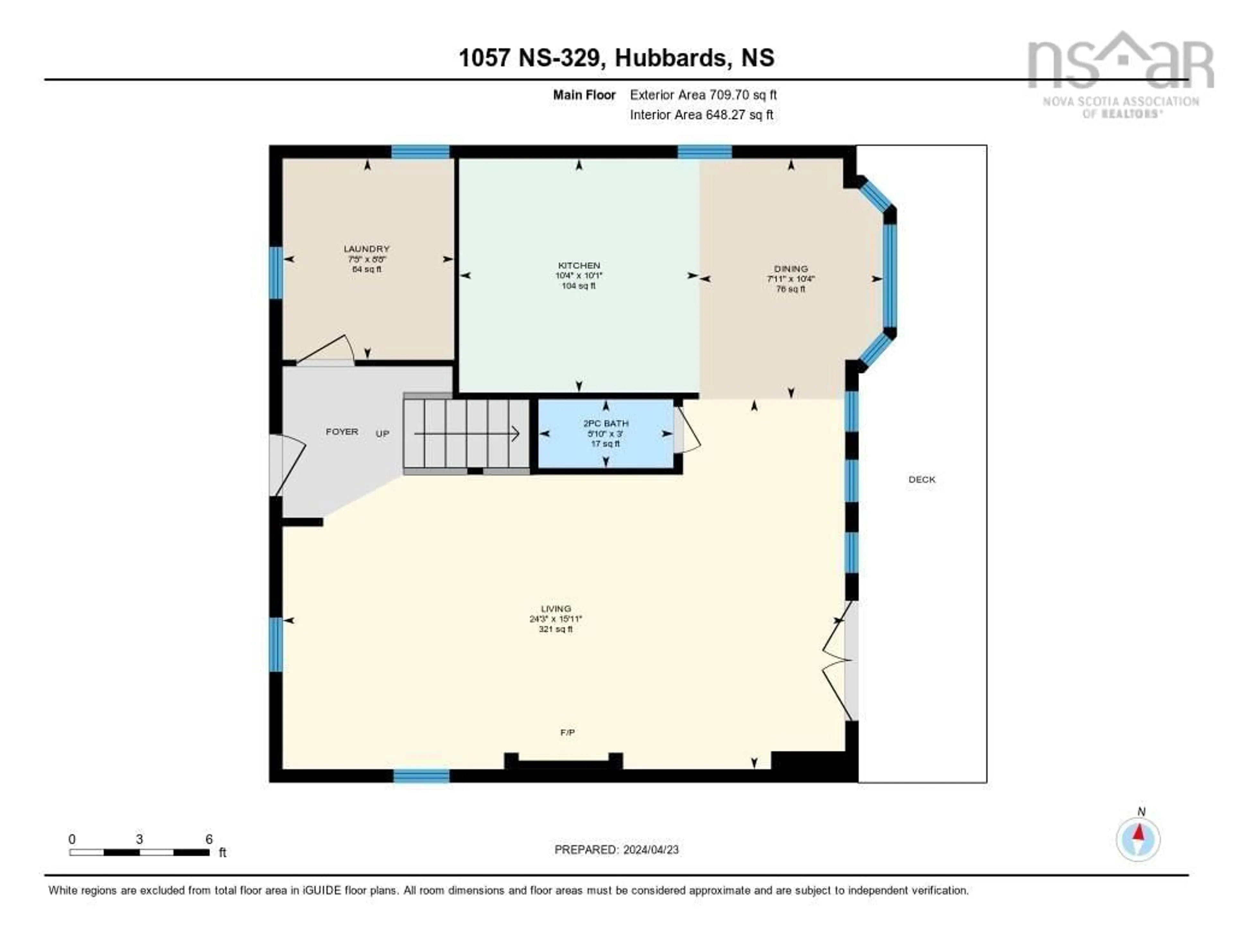 Floor plan for 1057 Highway 329, Mill Cove Nova Scotia B0J 1T0