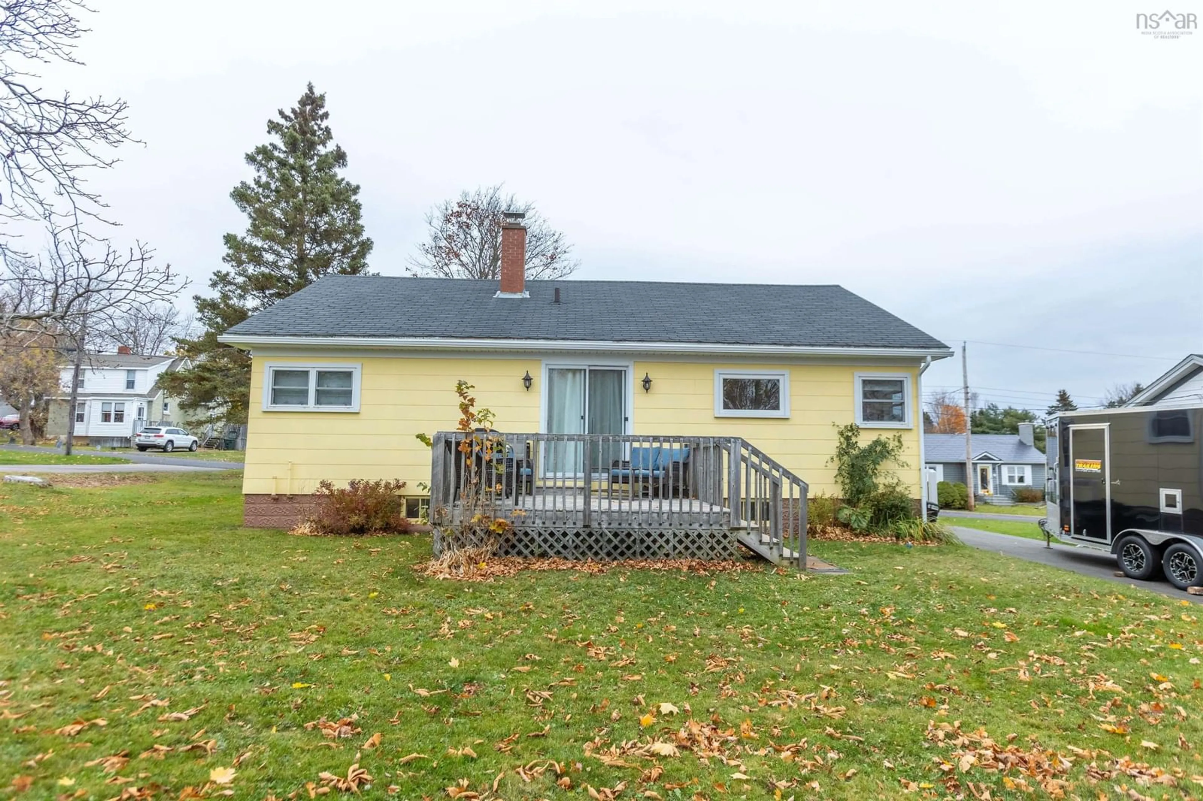 Frontside or backside of a home, cottage for 23 Allison Ave, Amherst Nova Scotia B4H 3B3