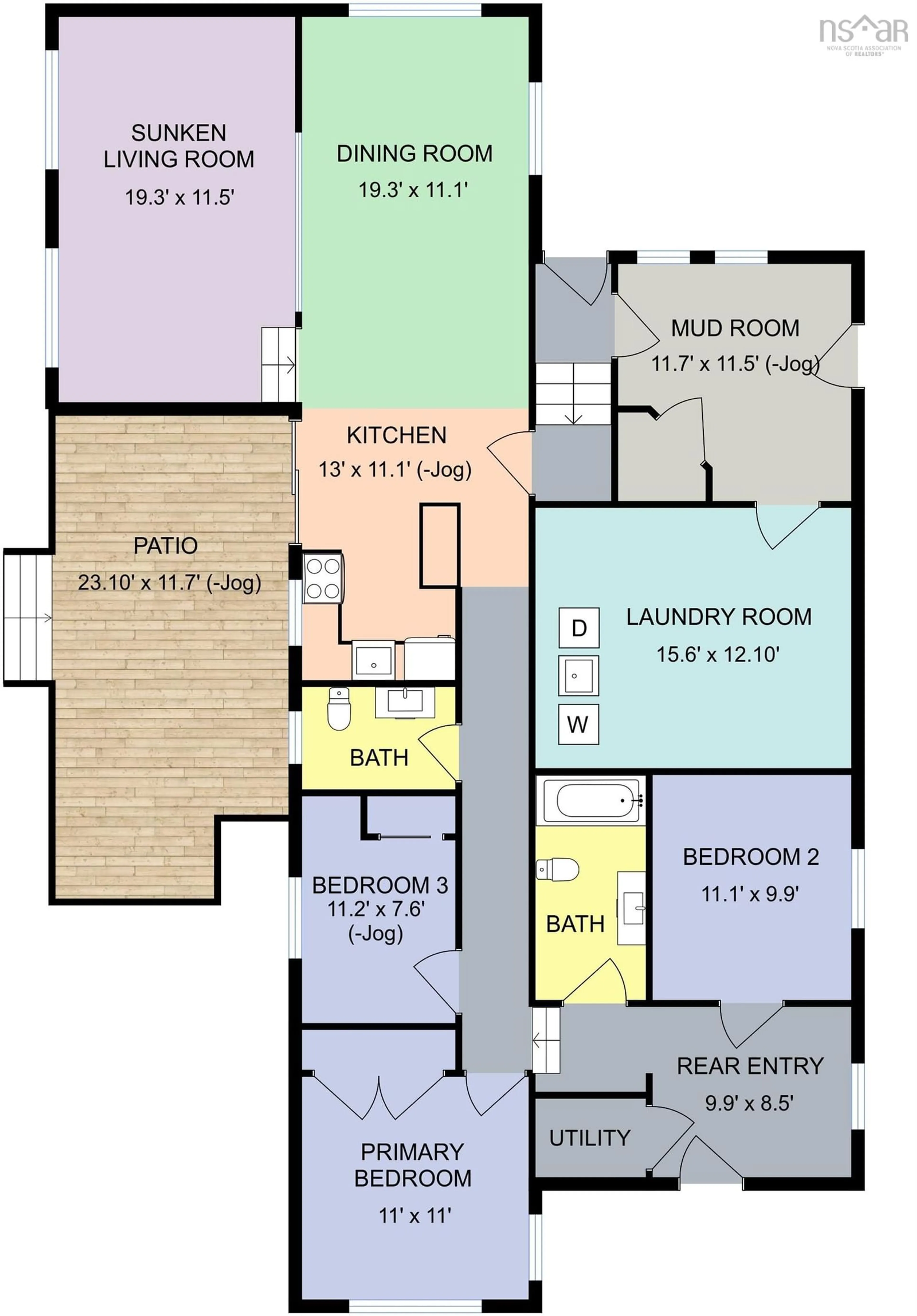 Floor plan for 6638 Highway 2, Enfield Nova Scotia B2T 1C3