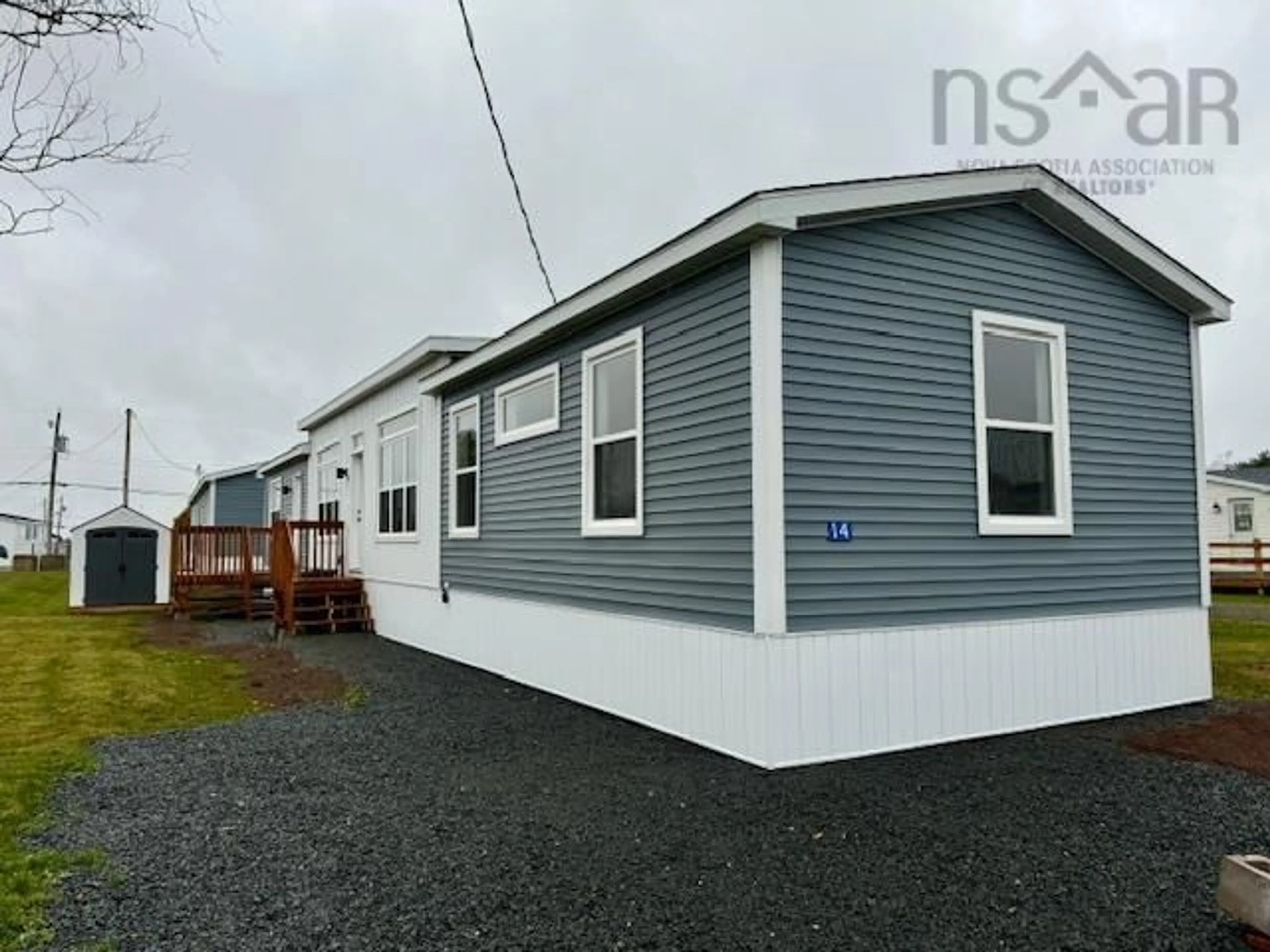 Home with vinyl exterior material for 14 Christopher Ave, Mount Uniacke Nova Scotia B0N 1Z0