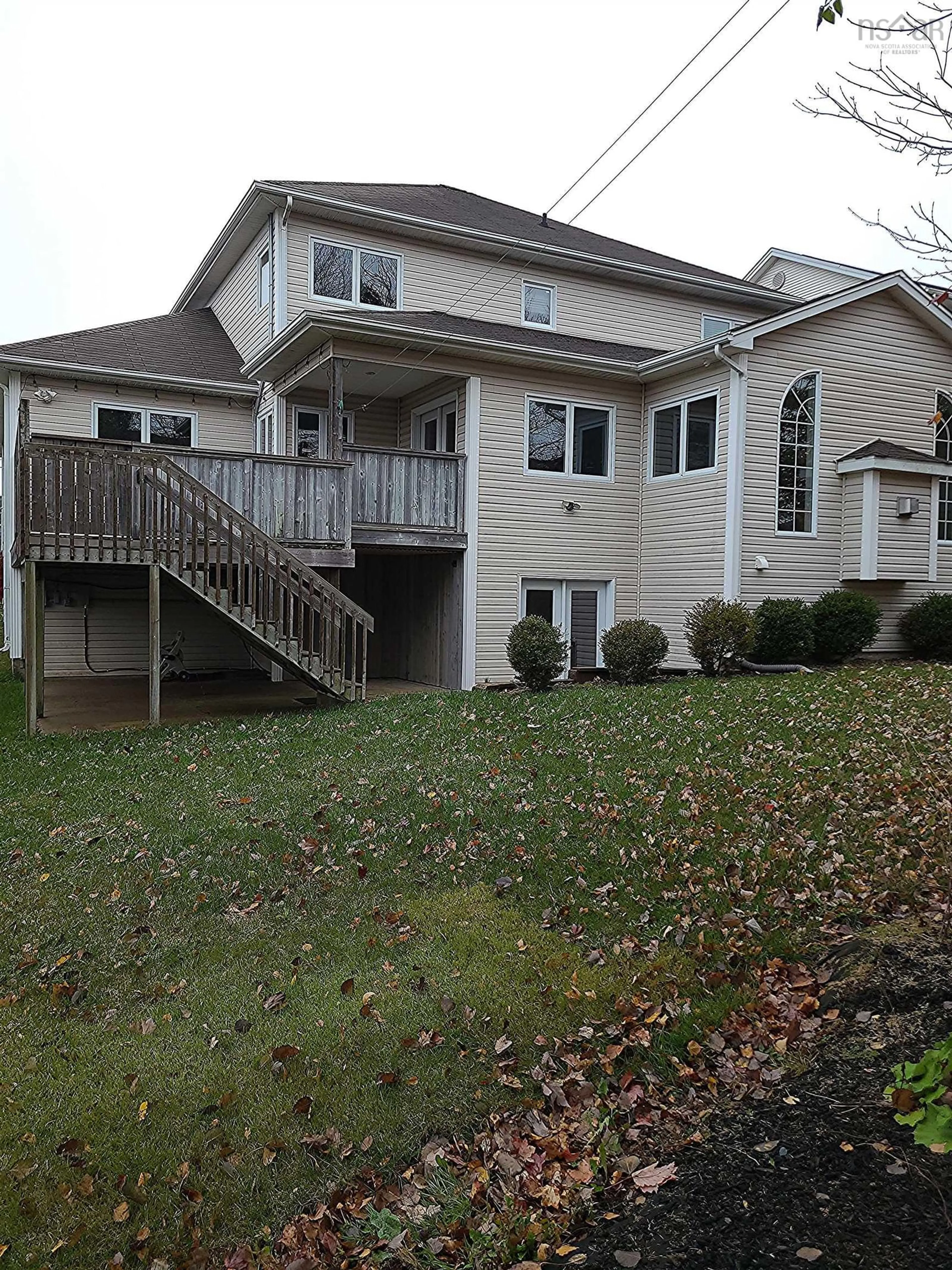 Frontside or backside of a home, the front or back of building for 59 Walnut Hall, Dartmouth Nova Scotia B2X 3V8