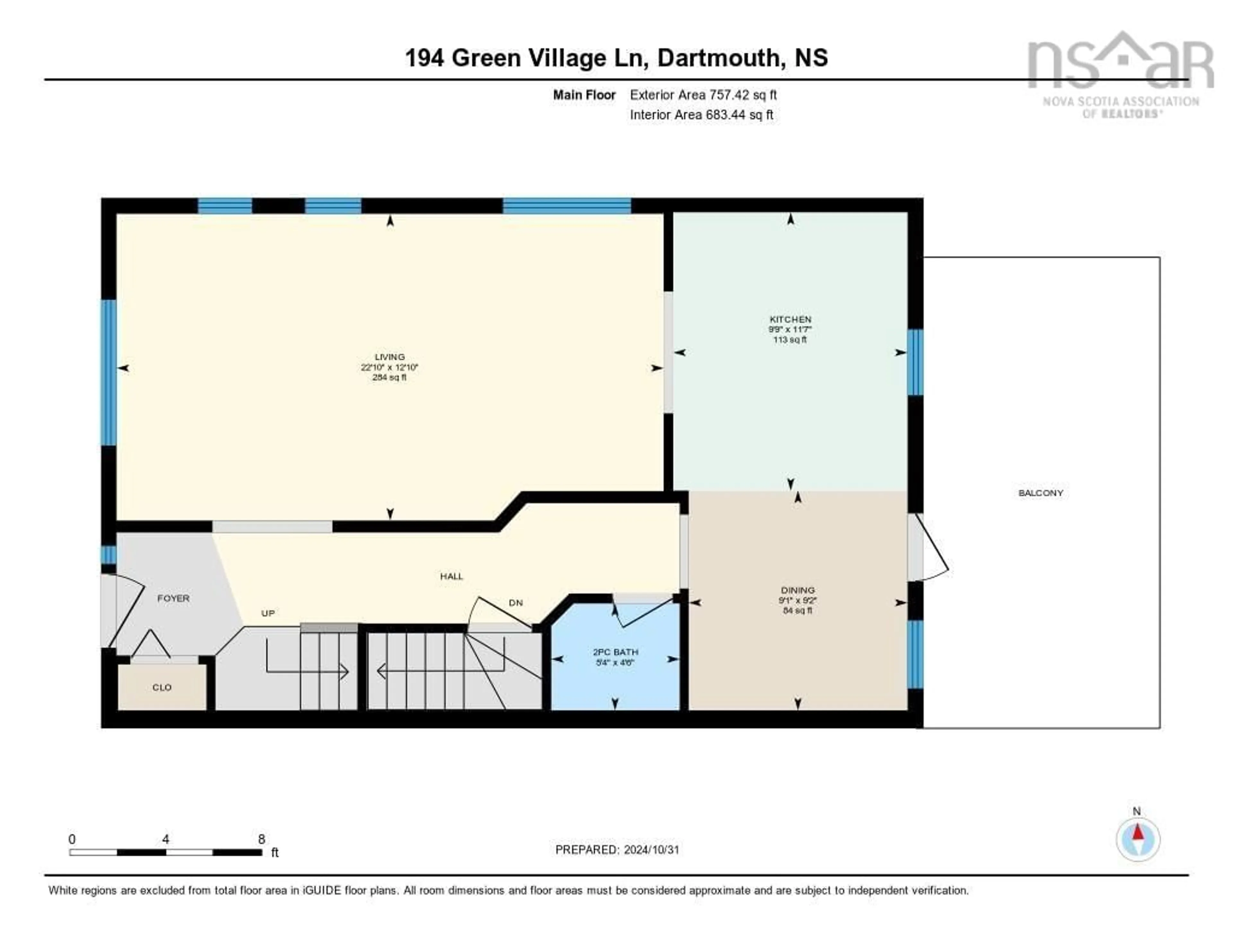 Floor plan for 194 Green Village Lane, Dartmouth Nova Scotia B2Y 4V4