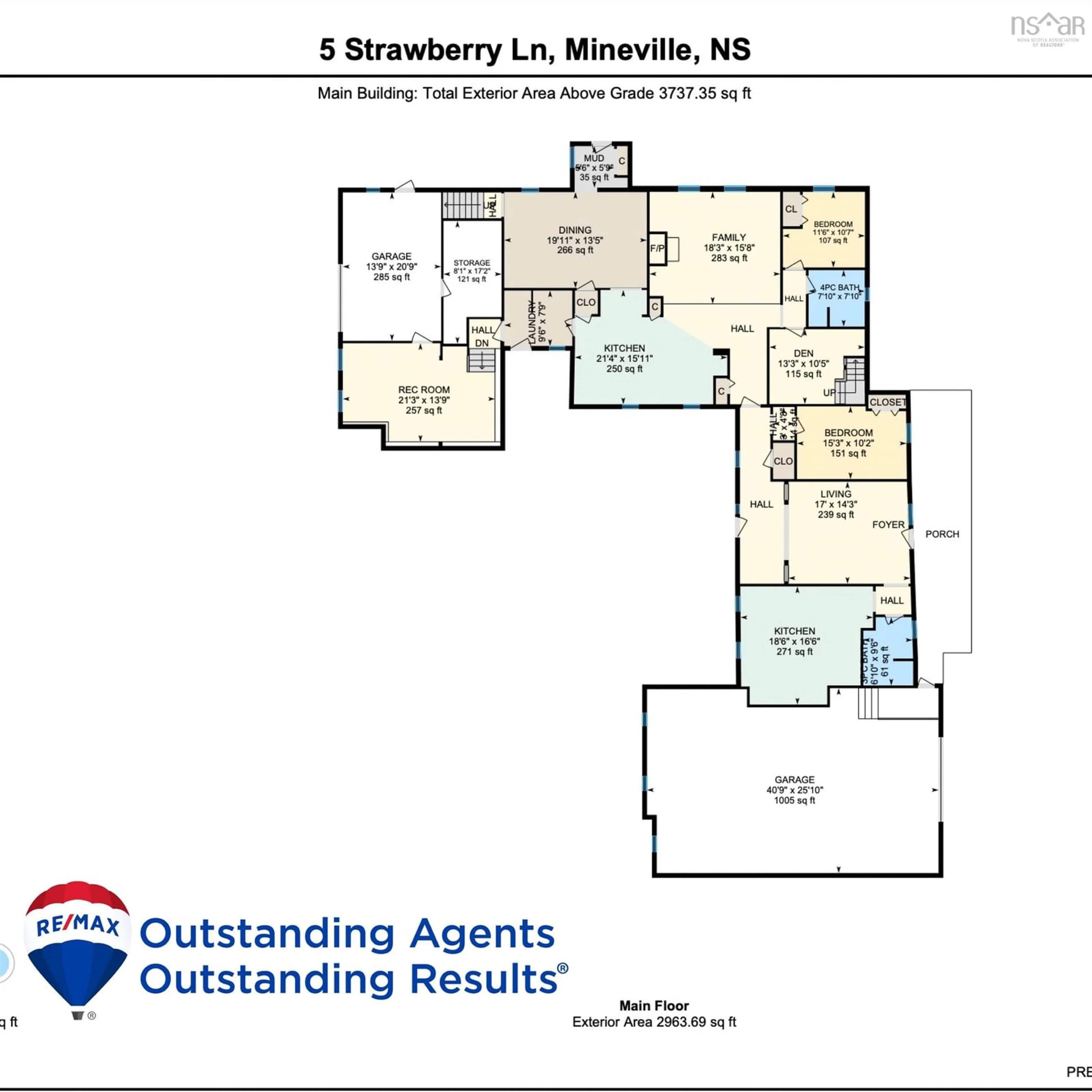 Floor plan for 5 Strawberry Lane, Mineville Nova Scotia B2Z 1K6