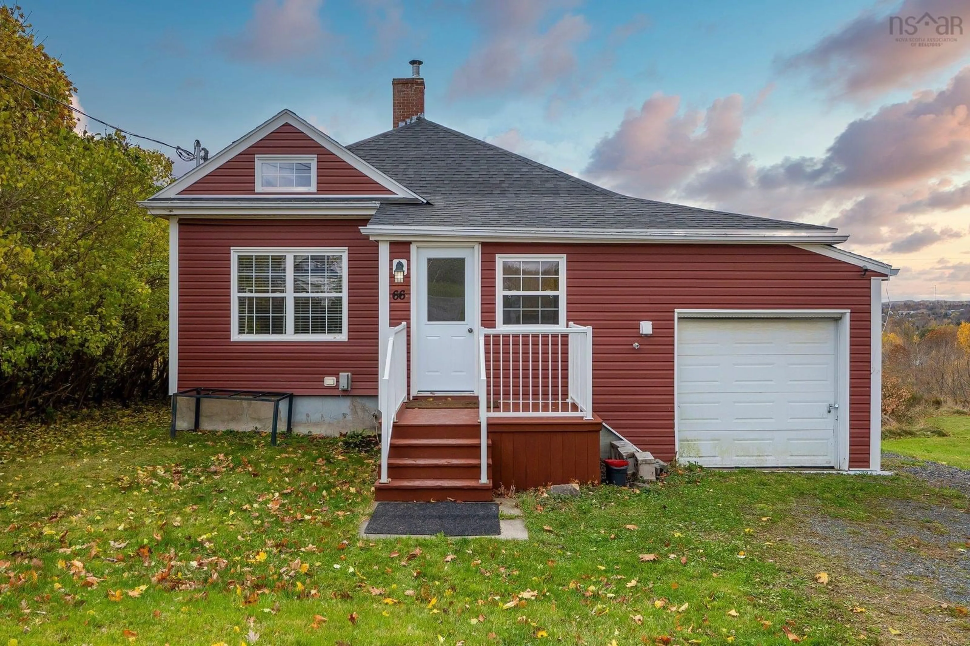 Frontside or backside of a home, cottage for 66 Oak St, Trenton Nova Scotia B0K 1X0