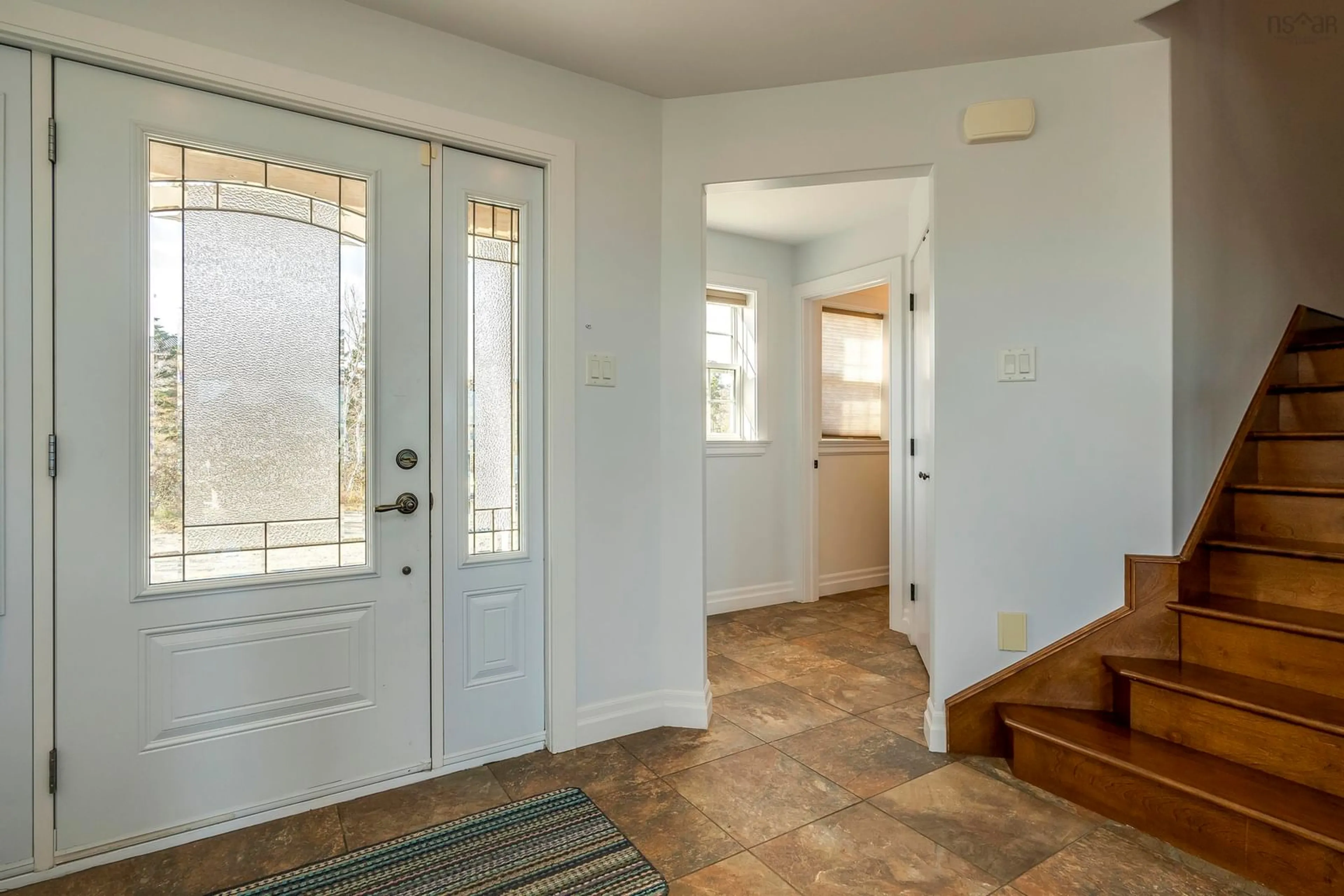 Indoor entryway, wood floors for 808 Ketch Harbour Rd, Portuguese Cove Nova Scotia B2V 1K2