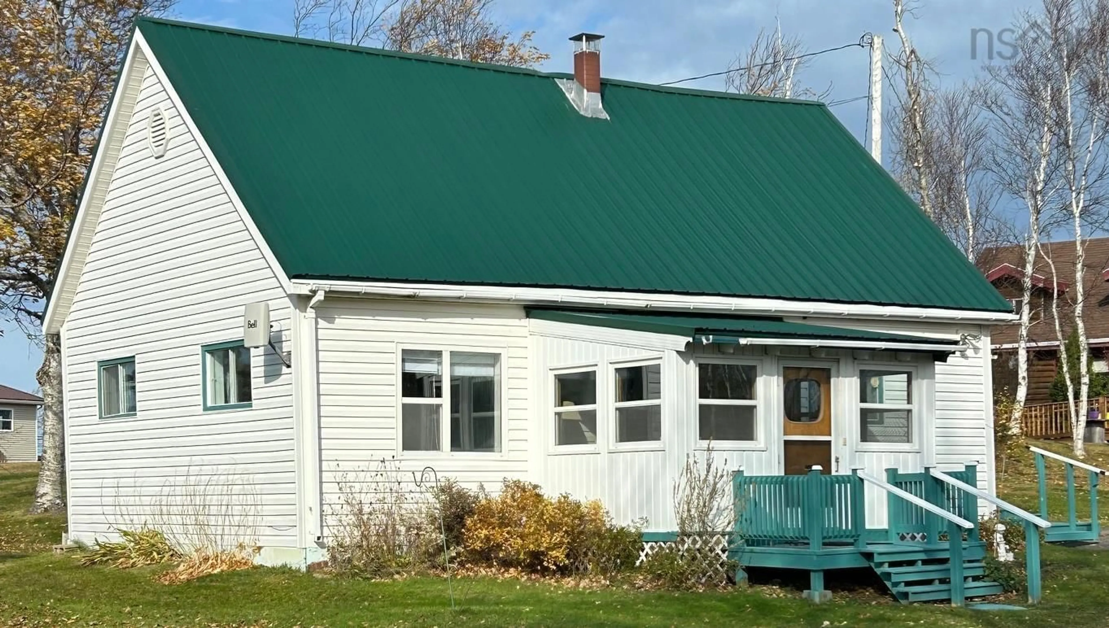 Home with vinyl exterior material for 1211 Shore Rd, Waterside Nova Scotia B0K 1H0